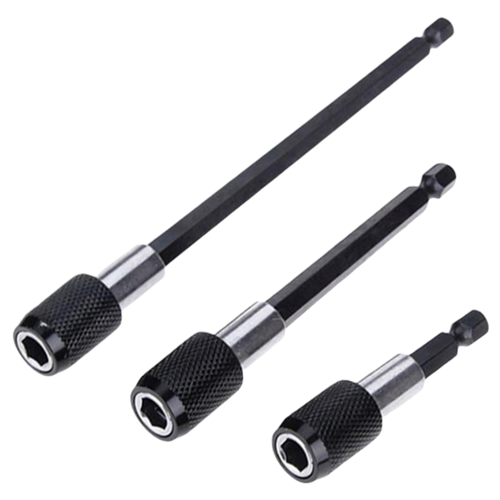3-Pack Magnetic Drill Dit Extender 1/4 inch Hex Shank for Impact Drivers