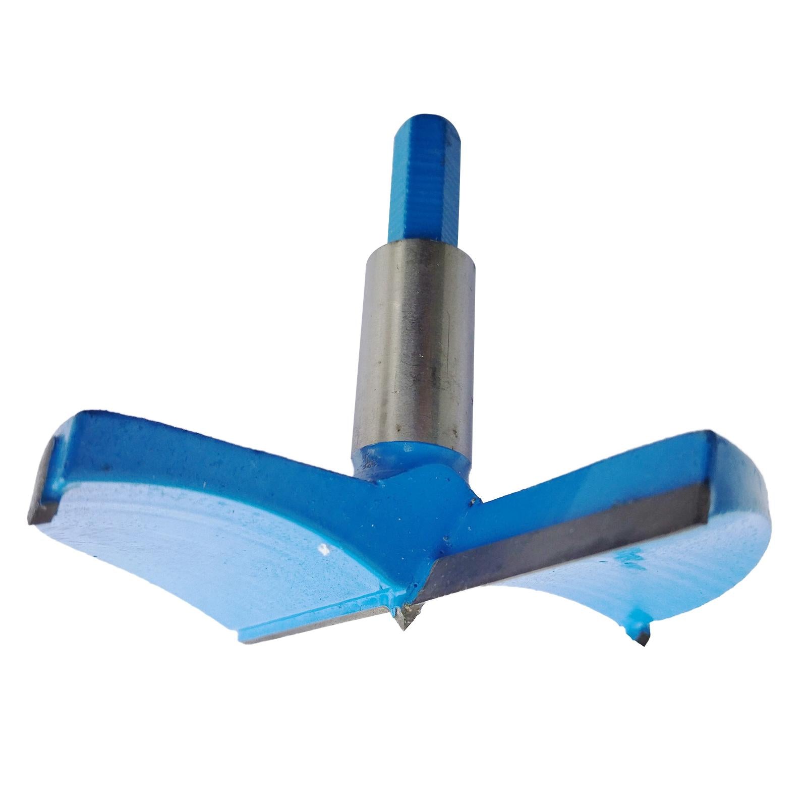 Drill Bits 100mm Wood Hole Saw Auger Opener Hexagon Shank Blue Replacement