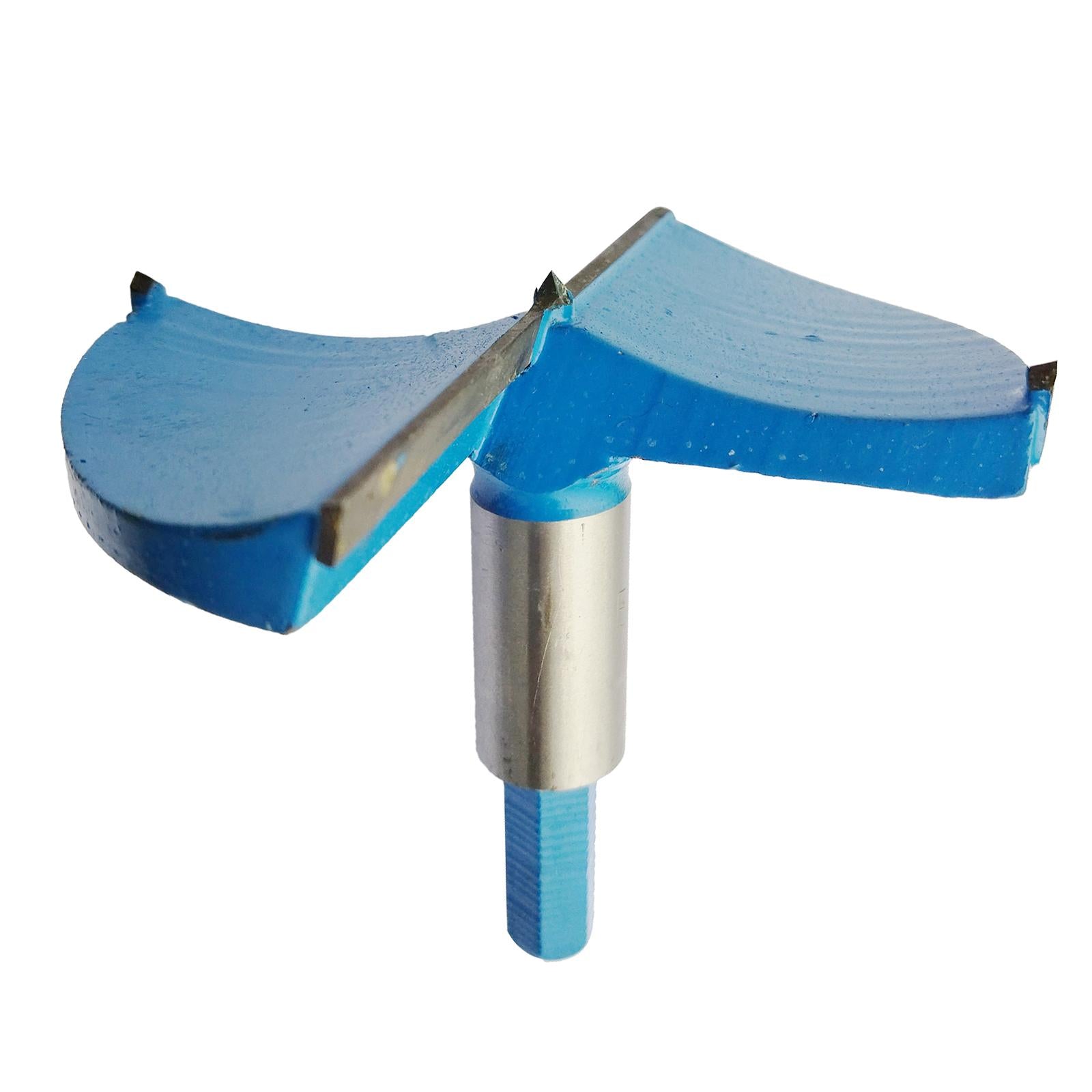 Drill Bits 100mm Wood Hole Saw Auger Opener Hexagon Shank Blue Replacement