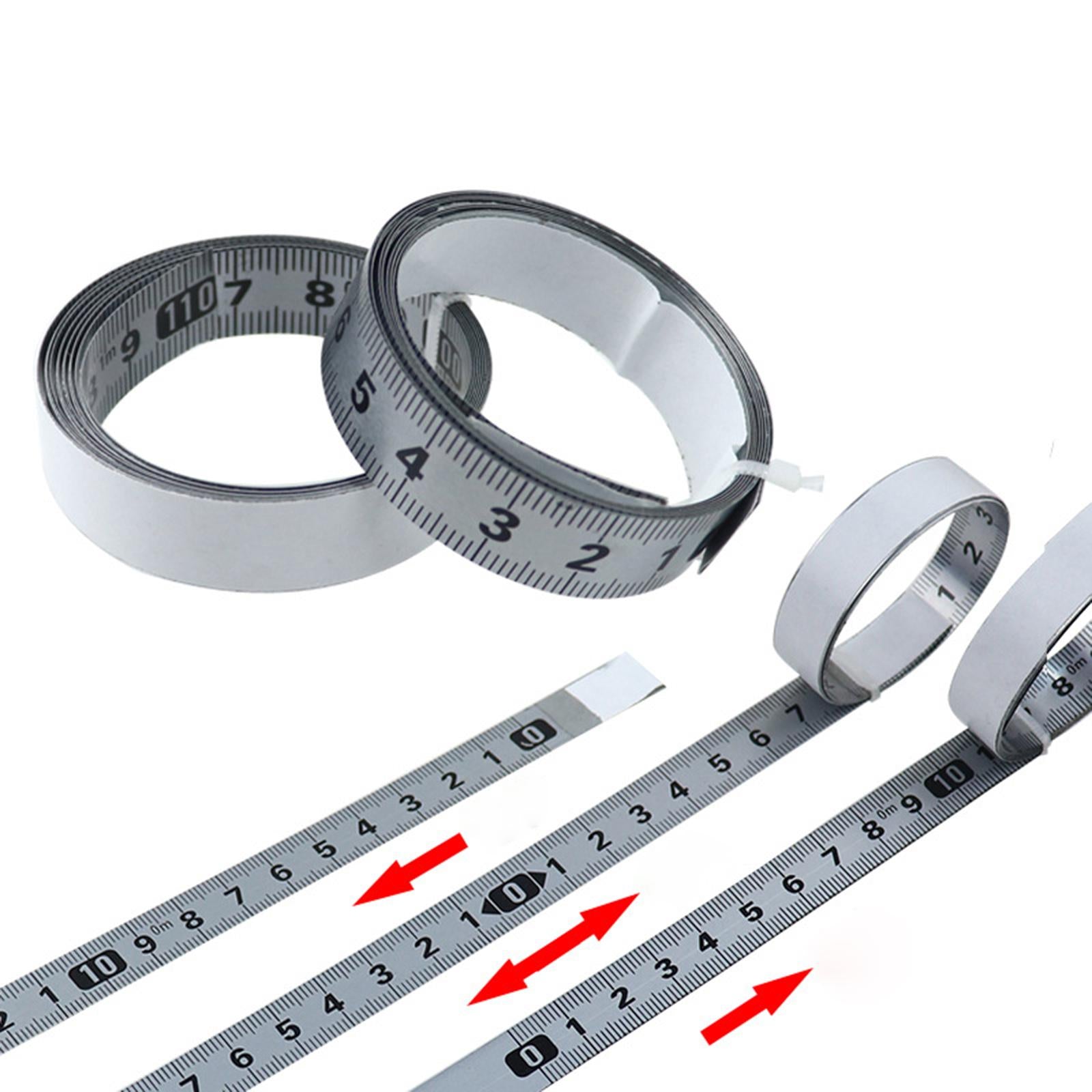 Adhesive Tape Measure Table Sticky Tape Measure for Miter Saw Woodworking L to R 6m