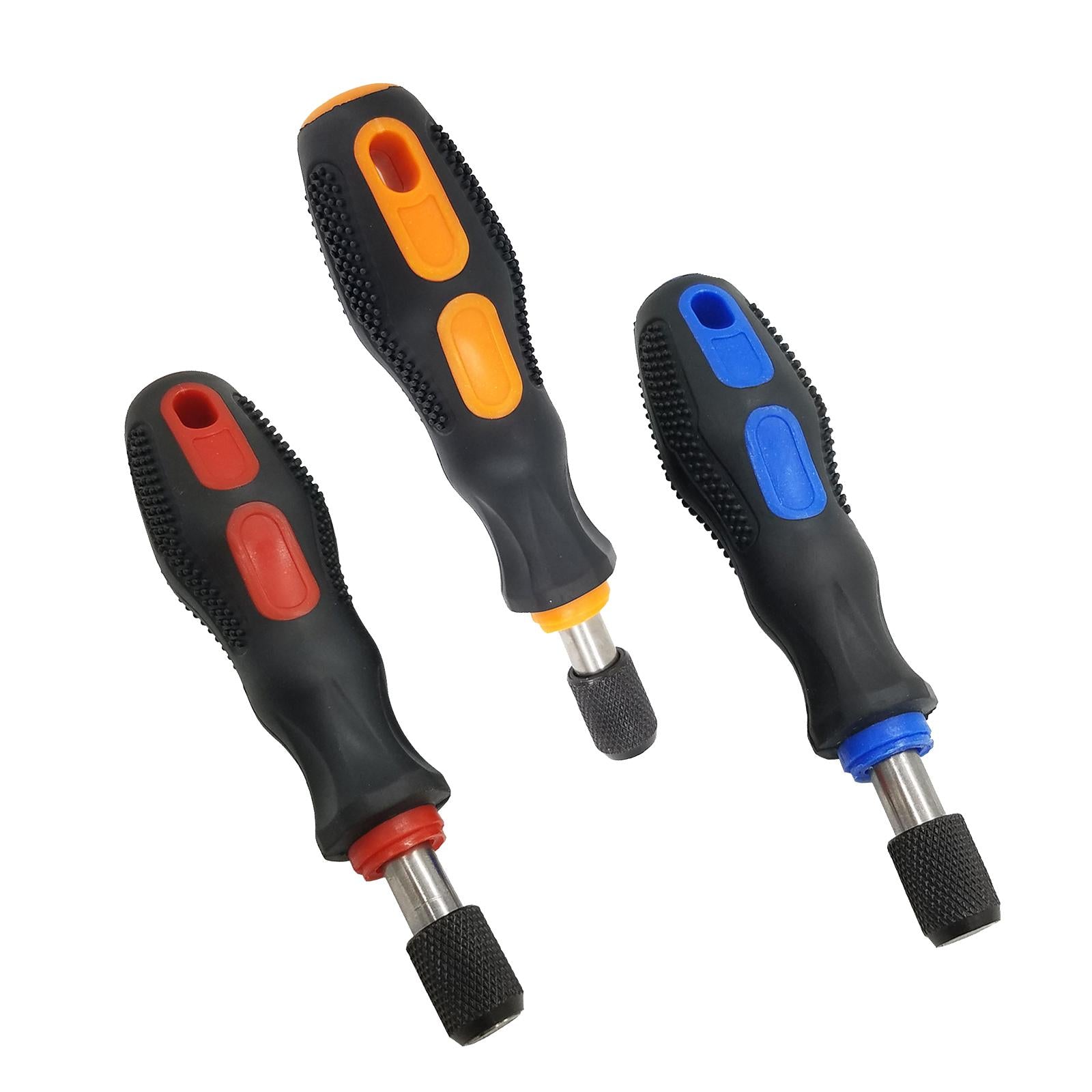 Magnetic Bit Holder Non-Slip Chrome Vanadium Alloy Steel for Drills Head Orange