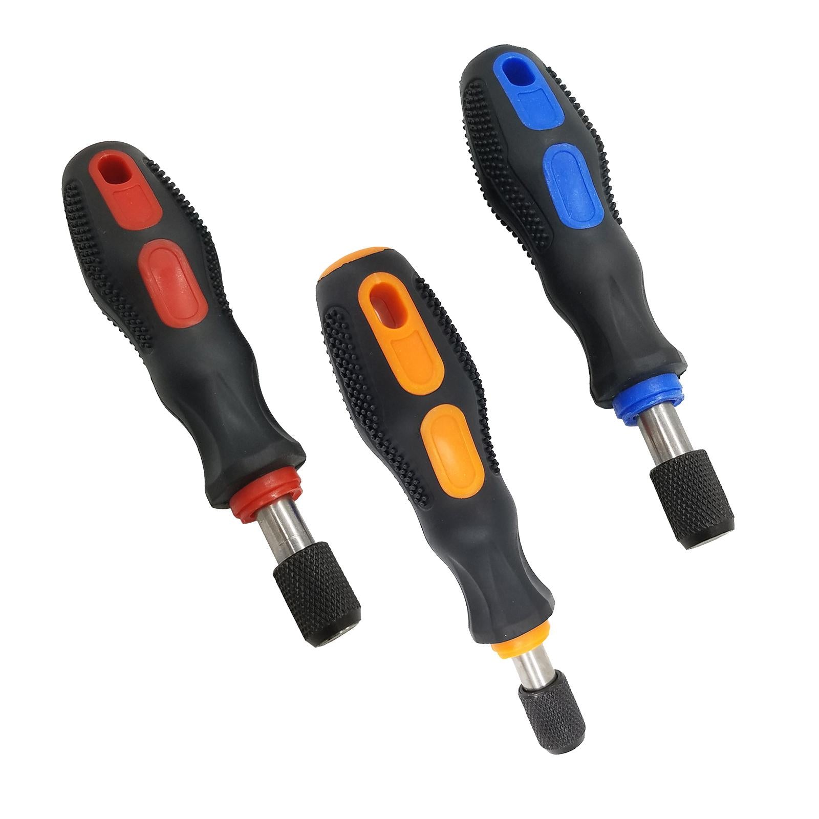 Magnetic Bit Holder Non-Slip Chrome Vanadium Alloy Steel for Drills Head Orange