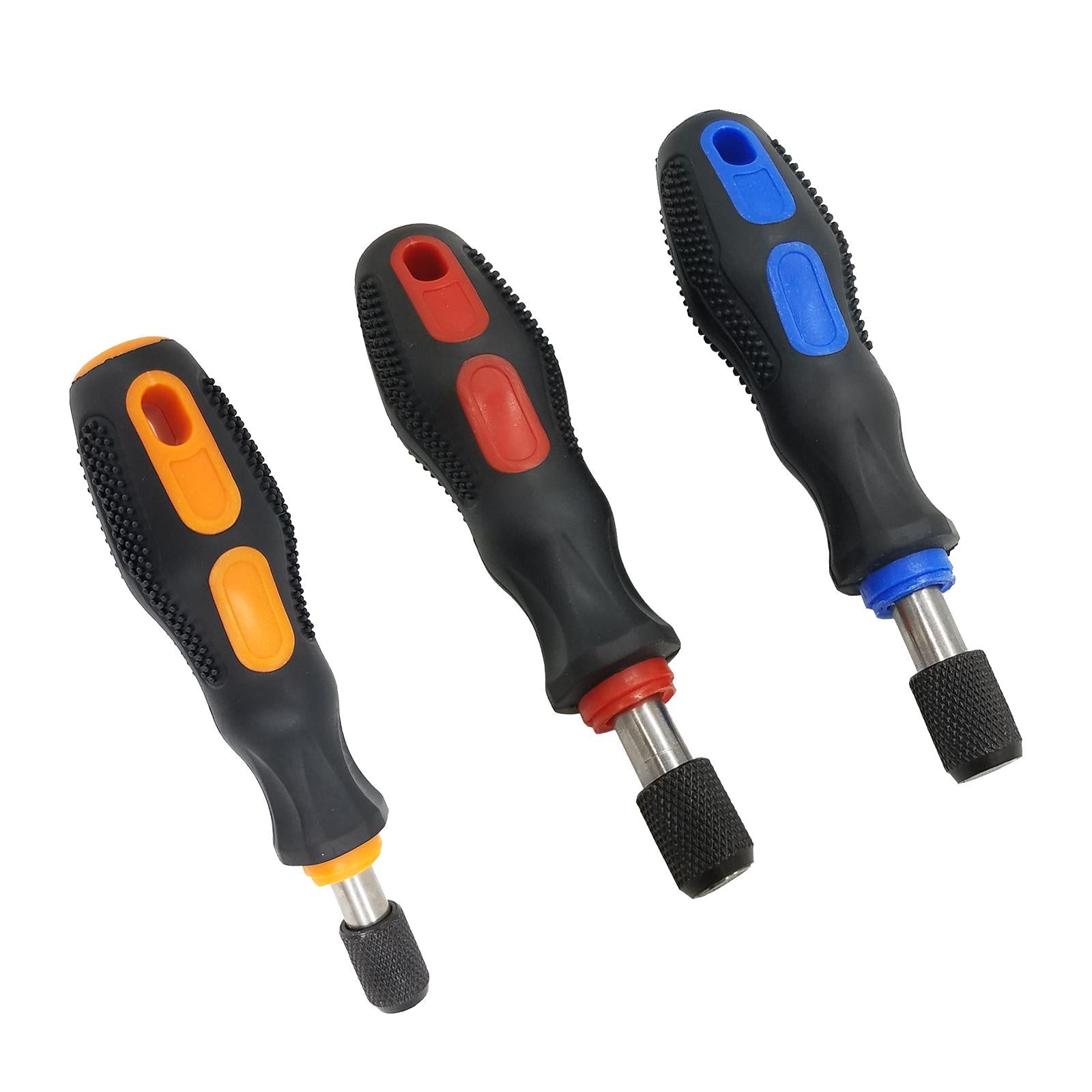 Magnetic Bit Holder Non-Slip Chrome Vanadium Alloy Steel for Drills Head Orange