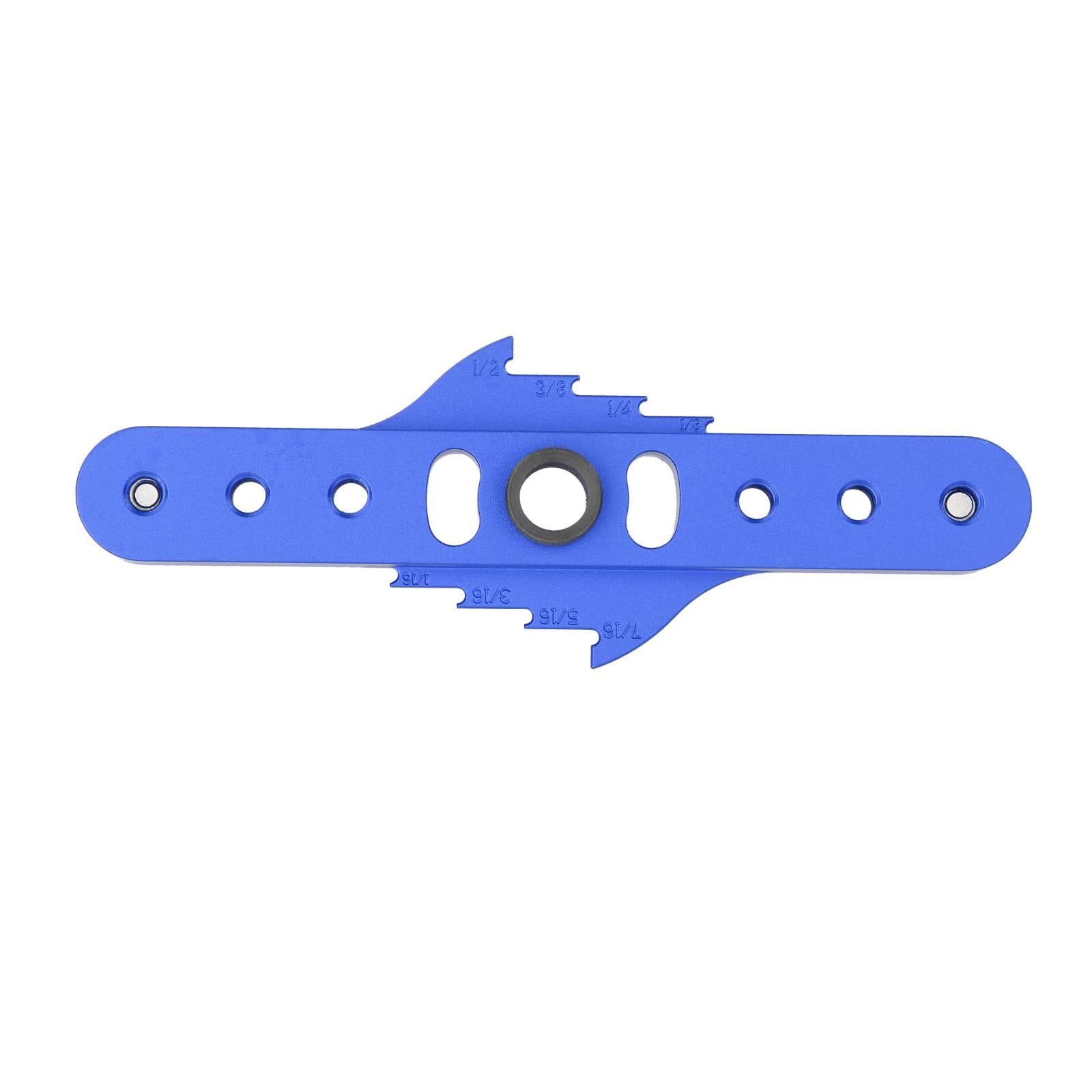 2-In-1 Vertical Pocket Hole Jig Hole Puncher 6mm/8mm/10mm for Carpenter Blue