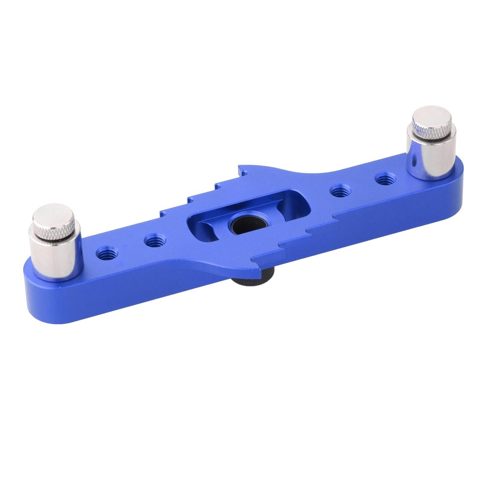 2-In-1 Vertical Pocket Hole Jig Hole Puncher 6mm/8mm/10mm for Carpenter Blue