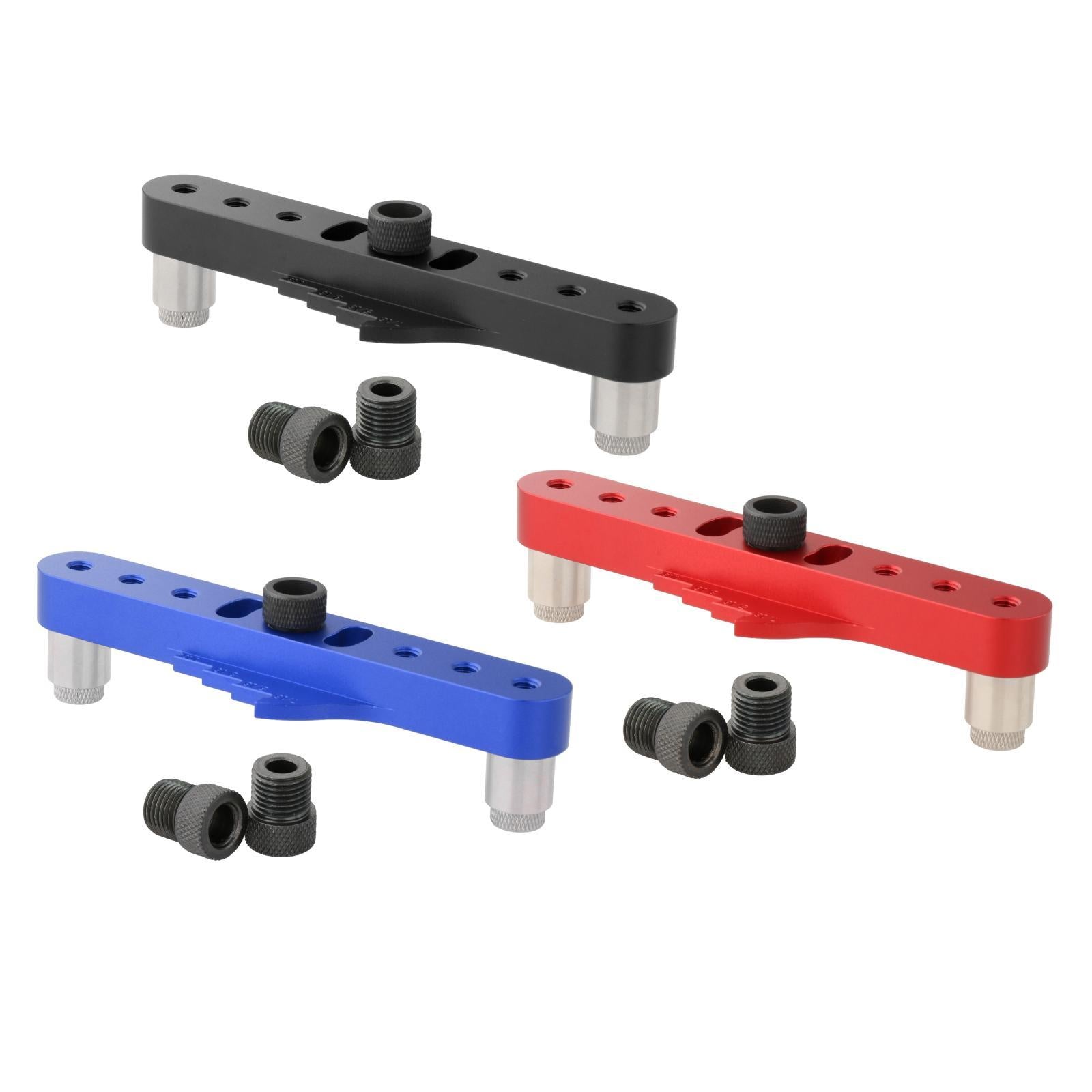 2-In-1 Vertical Pocket Hole Jig Hole Puncher 6mm/8mm/10mm for Carpenter Blue