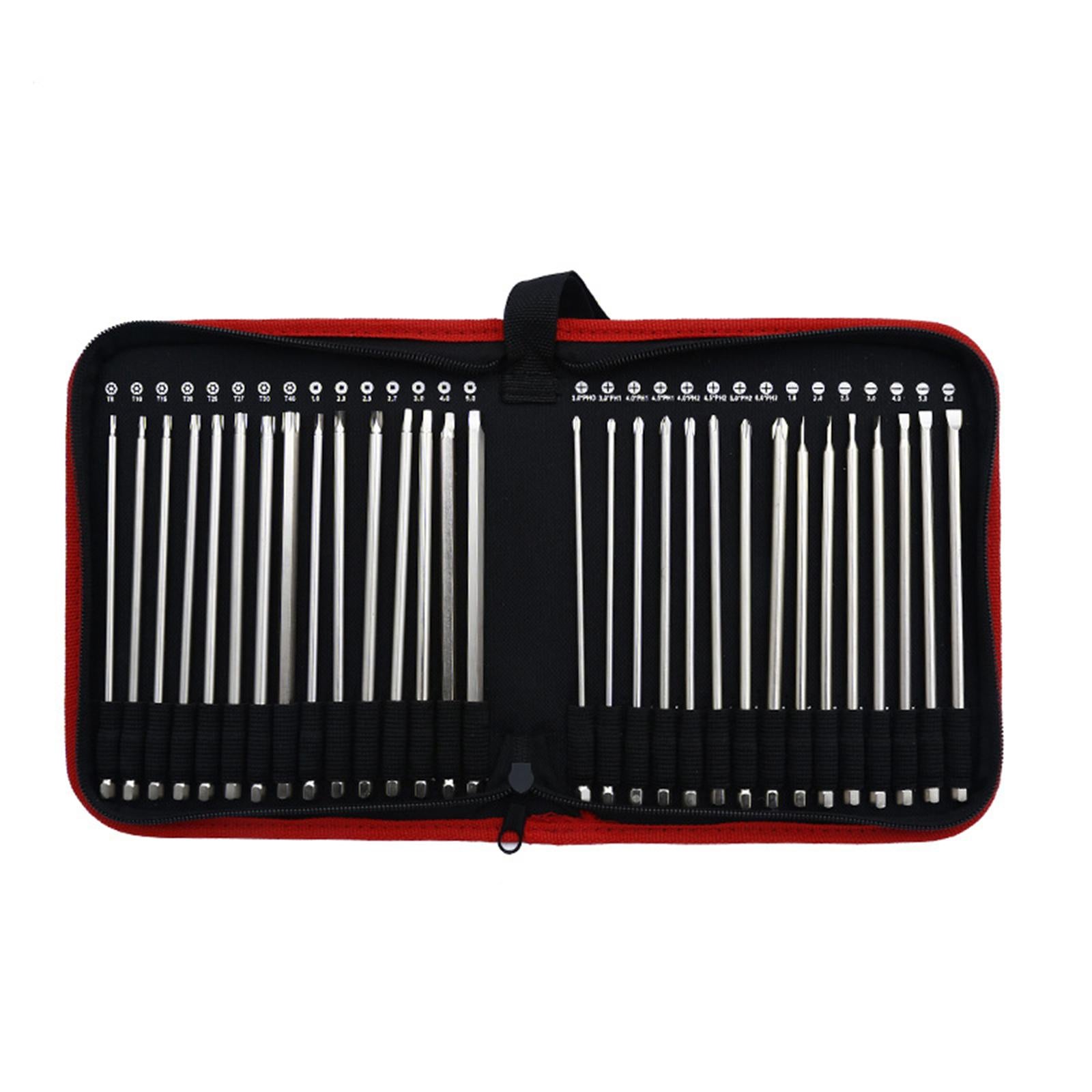30pc Hex Head Long Allen Bit Set Quick Connect Shank Driver Drill Magnetic 150mm