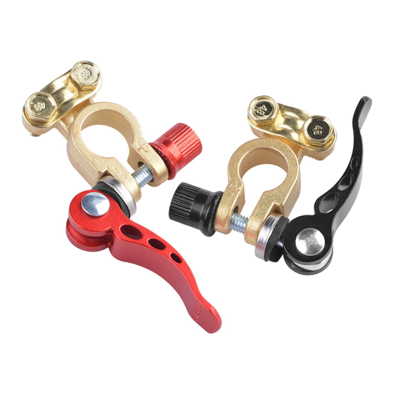 2 Pieces Car Battery Terminal Connector Clamp Durable Replacement for Car