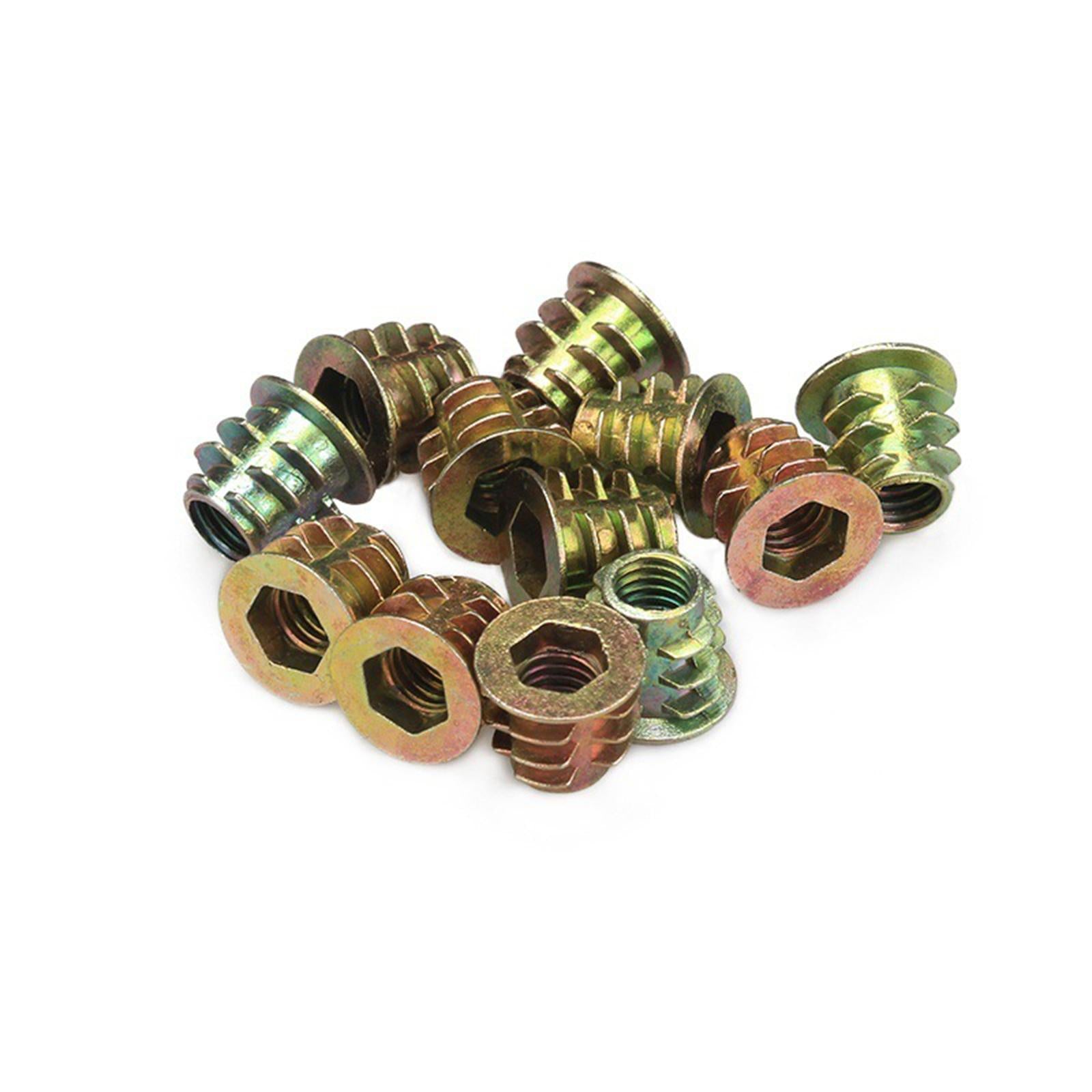230 Pieces Threaded Insert Nuts Threaded Insert Assortment Kit for Wood