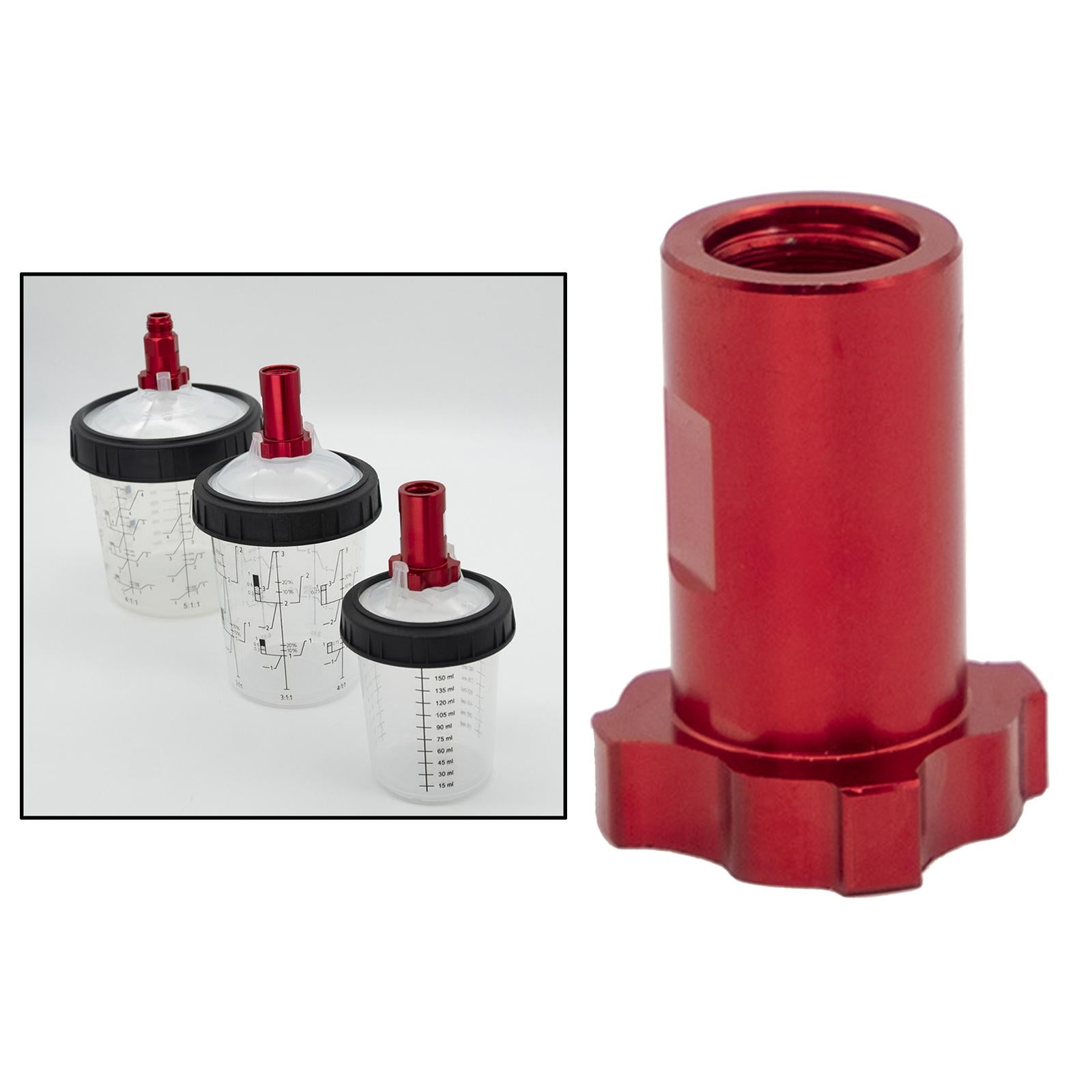 Quick Release Spray Gun Disposable Pot Adapter Connector for Paint Sprayers Interal M14x1