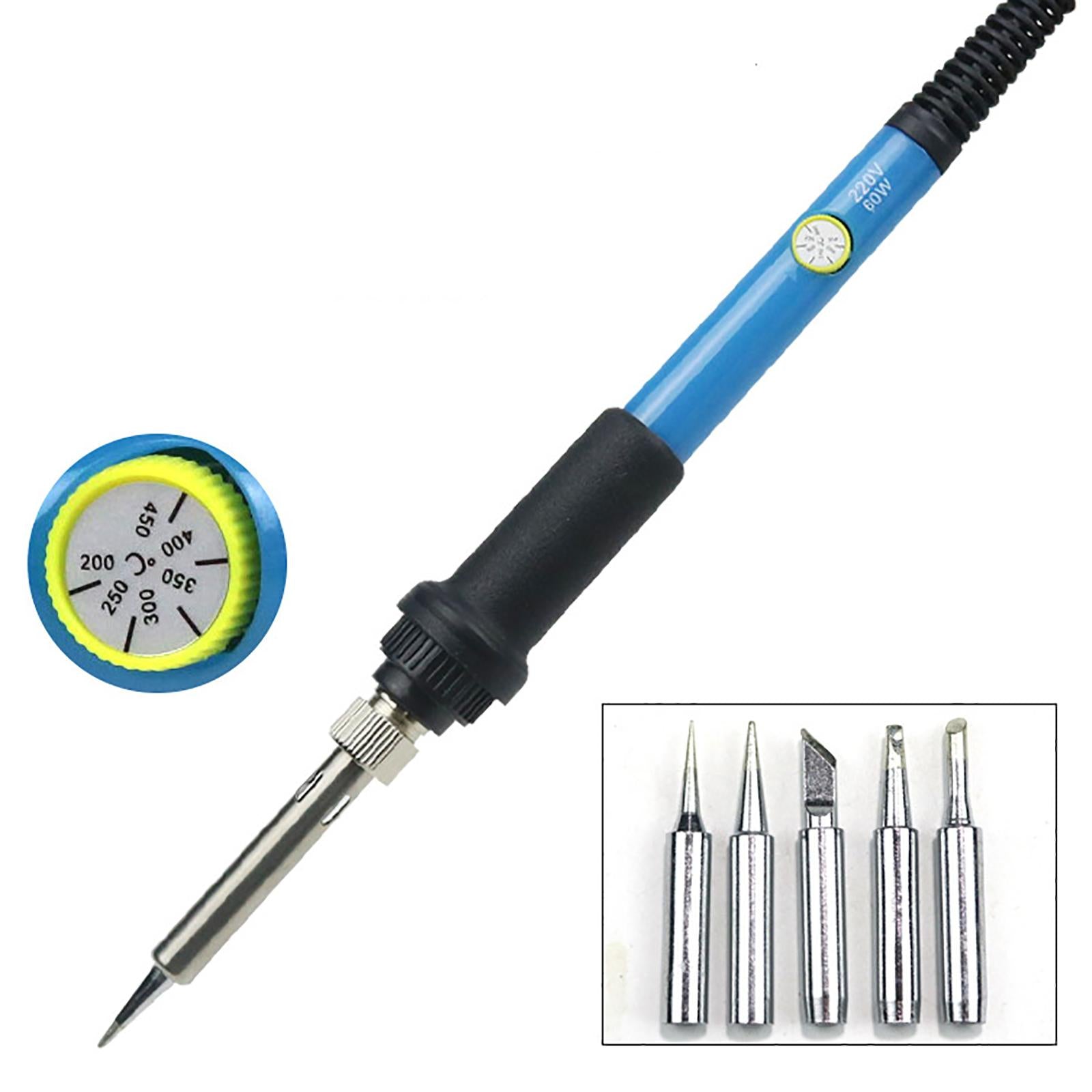 60W Electric Soldering Iron Kit Wood Burning Pen Pyrography Craft DIY Tool