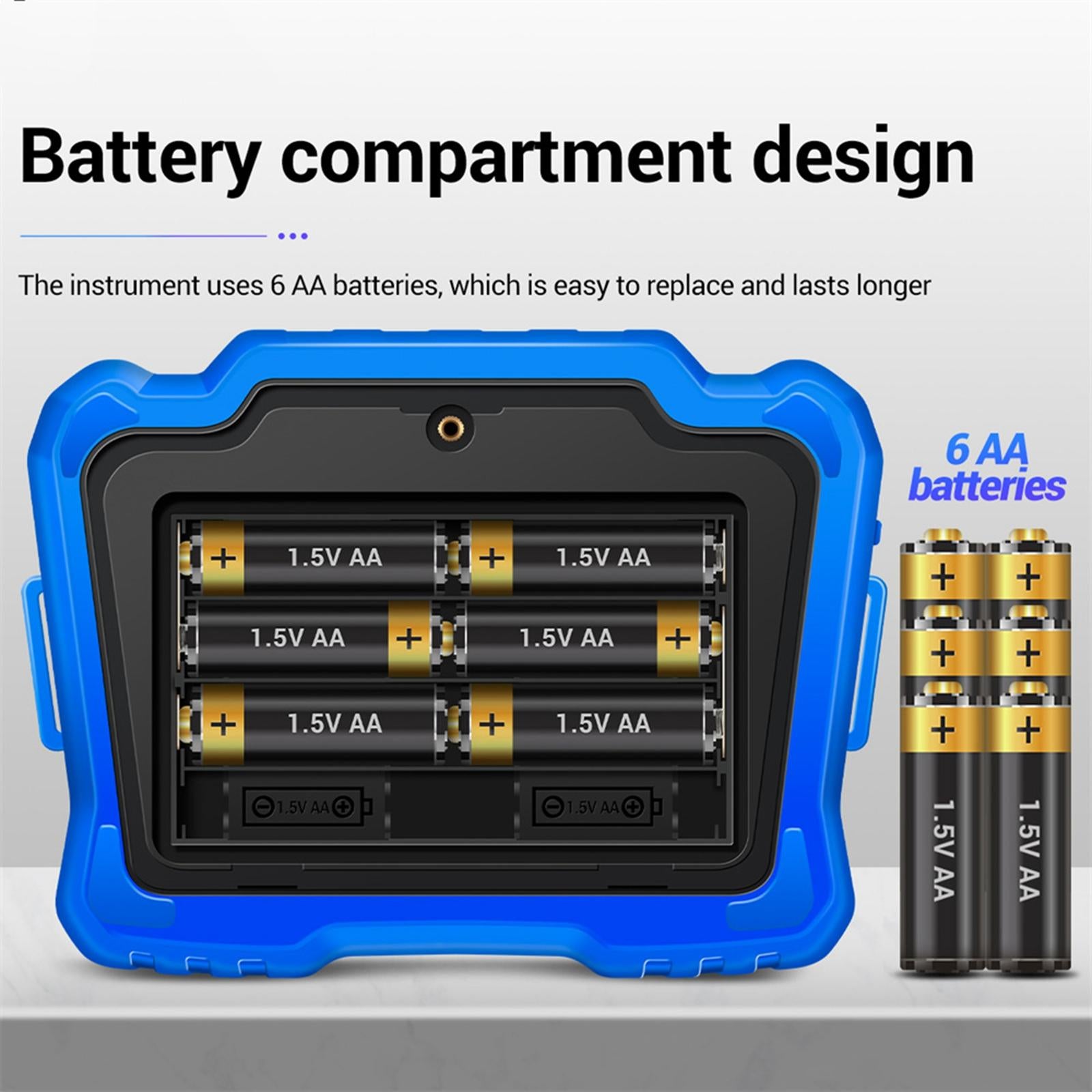 MH10 Megohmmeter Meter DC 100/250/500/1000V AC750V for Electrical Appliances blue