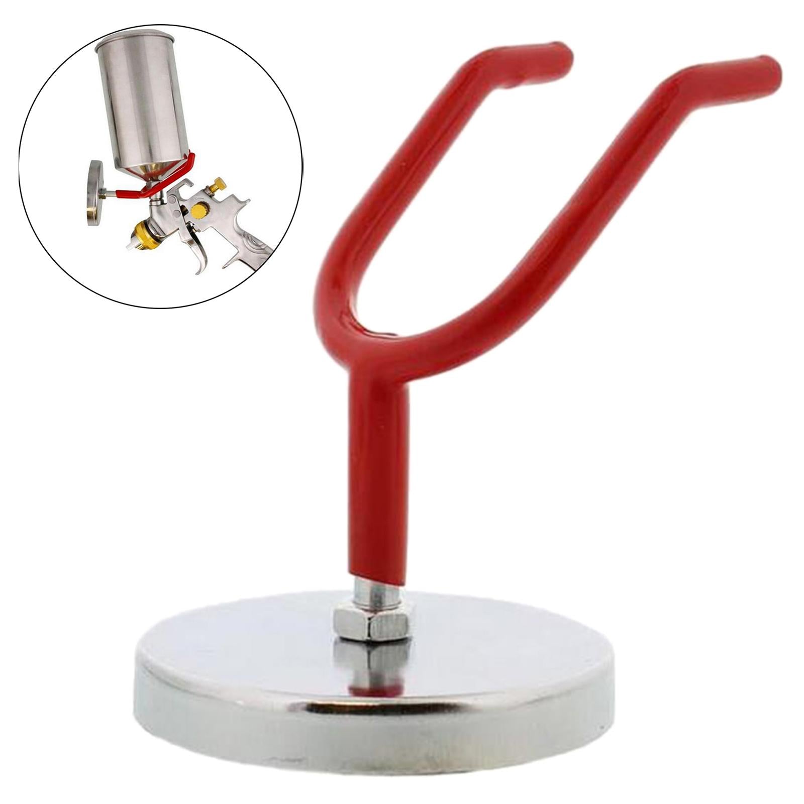 Magnetic Paint Spray Gun Holder Stand Gravity Feed HVLP Booth Cup