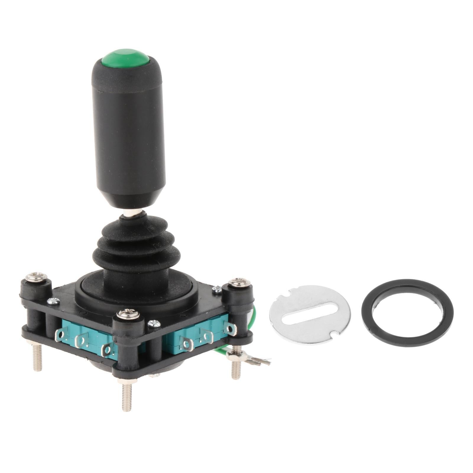 240V 5A 4NO 4NC Momentary 2.5mm Fixing Thread Joystick Switch SCV4-YQ-05R2G