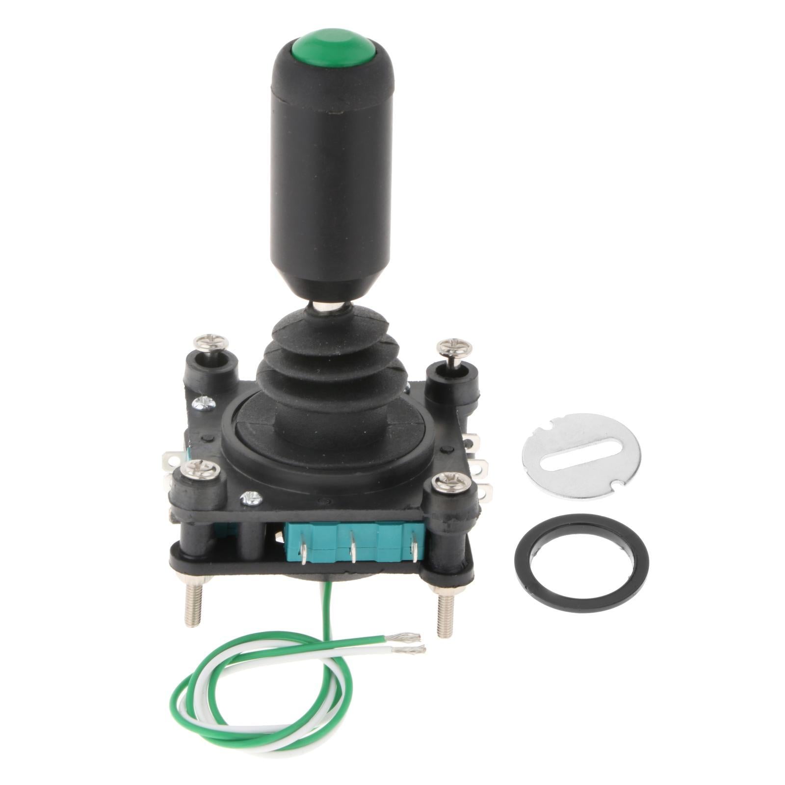 240V 5A 4NO 4NC Momentary 2.5mm Fixing Thread Joystick Switch SCV4-YQ-05R2G