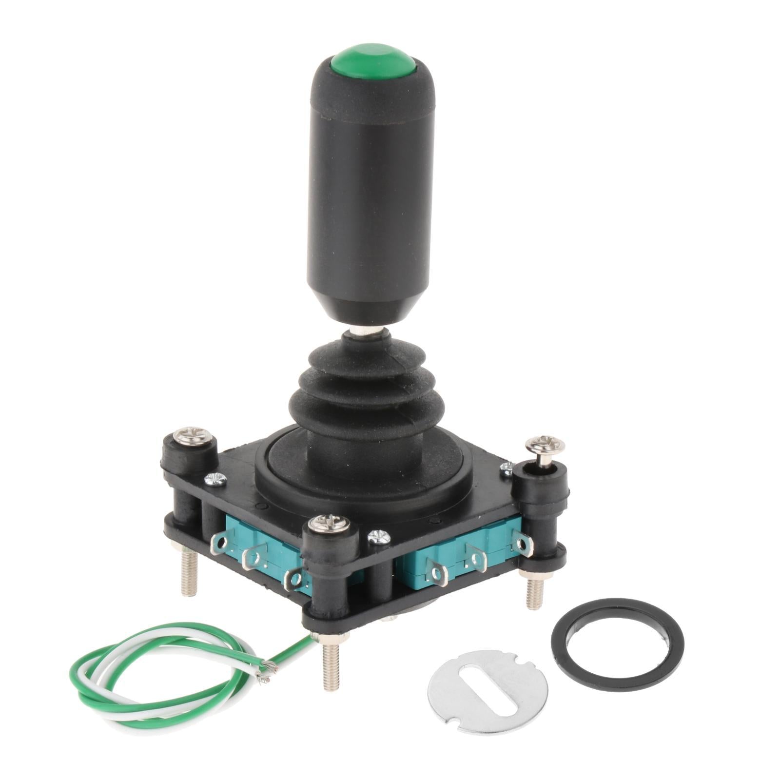 240V 5A 4NO 4NC Momentary 2.5mm Fixing Thread Joystick Switch SCV4-YQ-05R2G