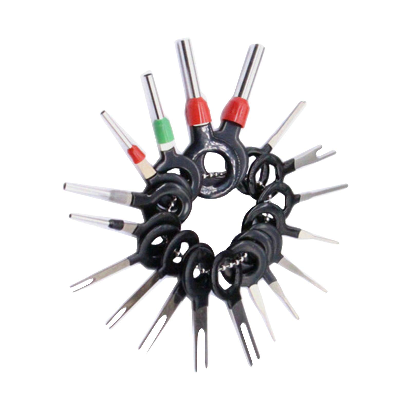18pcs Car Terminal Removal Wire Connector Terminal Pin Extractors