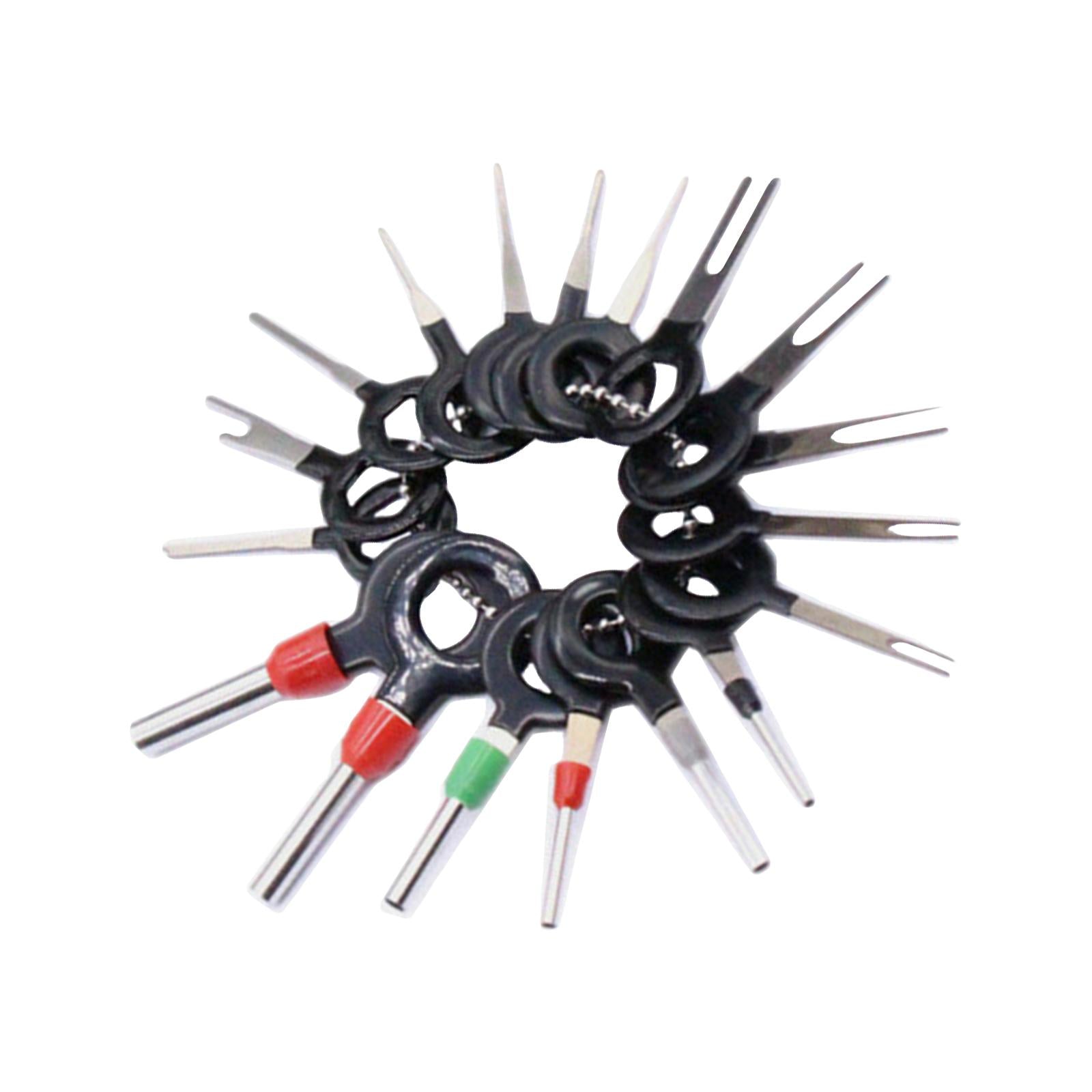 18pcs Car Terminal Removal Wire Connector Terminal Pin Extractors