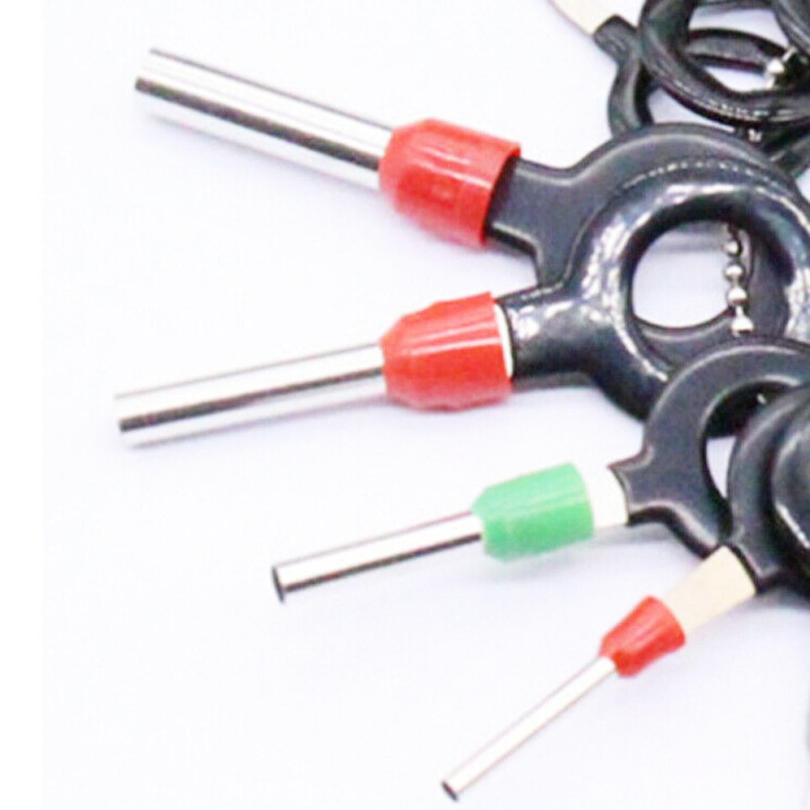 18pcs Car Terminal Removal Wire Connector Terminal Pin Extractors