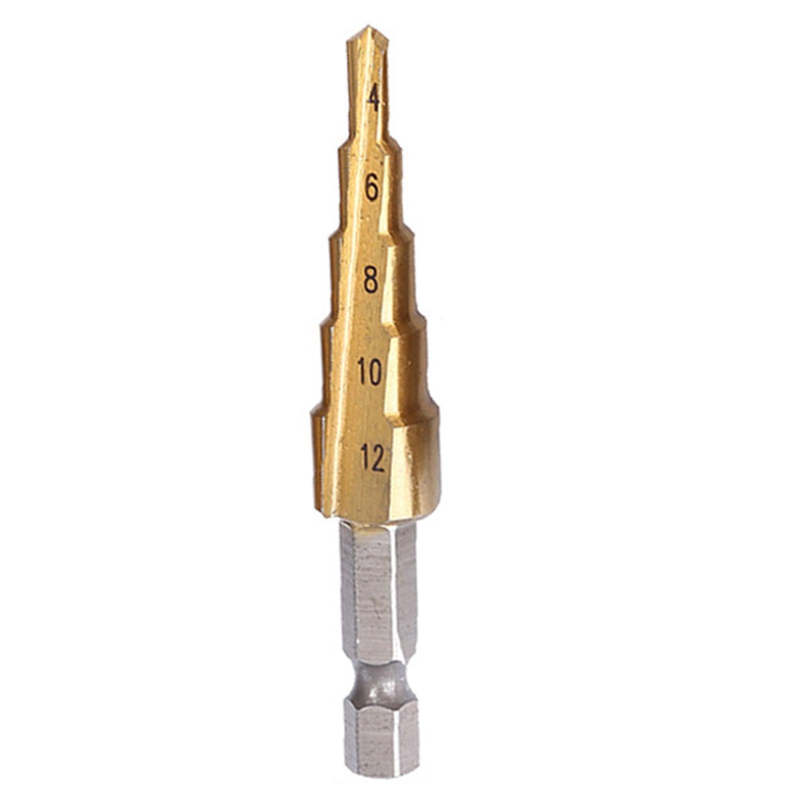 Drilling Step Drill Bit for Stainless Steel Metal 1pcs 4-12