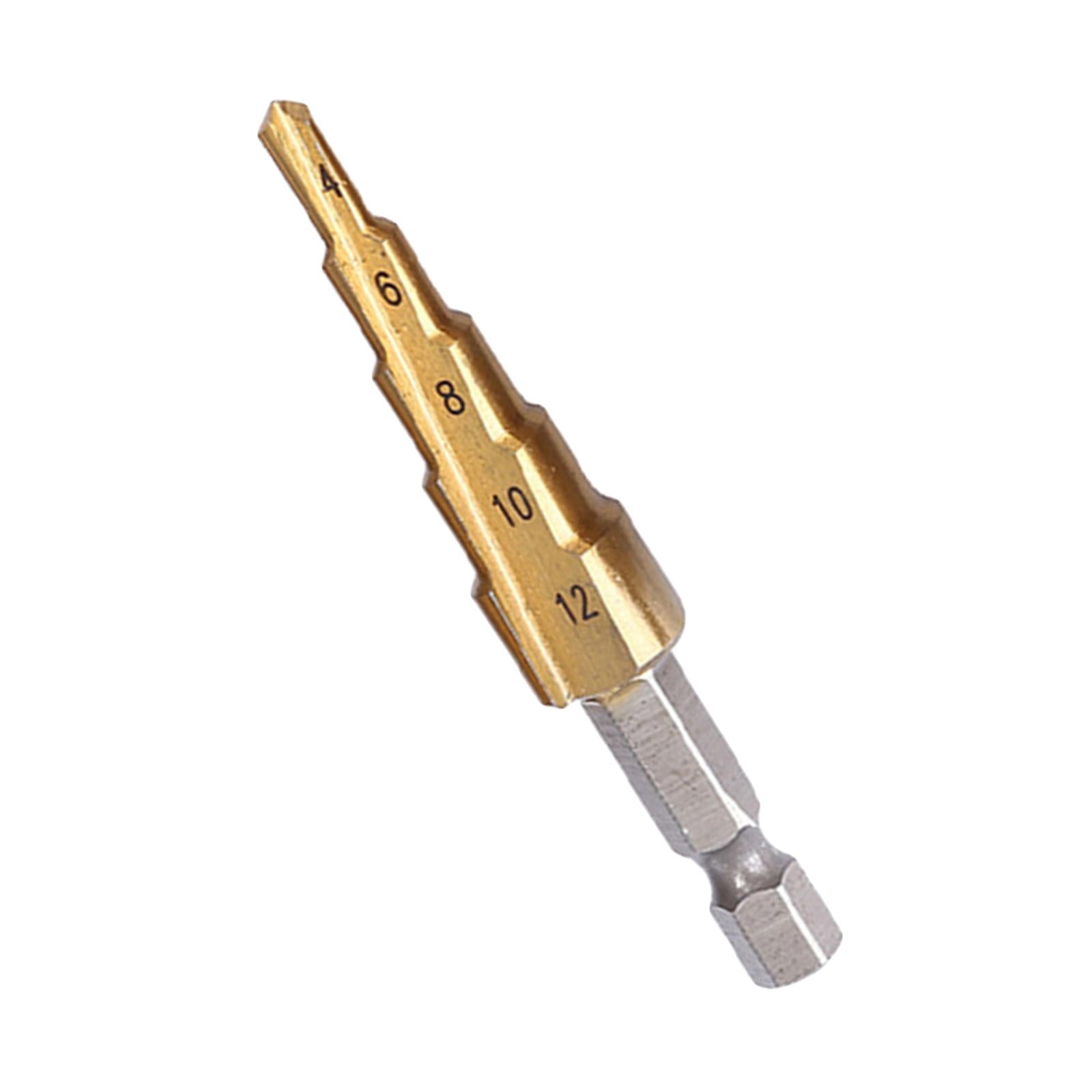 Drilling Step Drill Bit for Stainless Steel Metal 1pcs 4-12