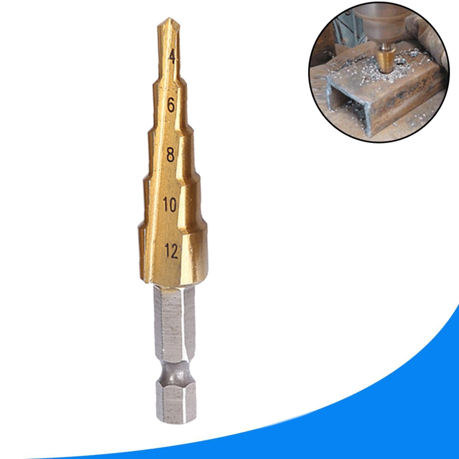 Drilling Step Drill Bit for Stainless Steel Metal 1pcs 4-12