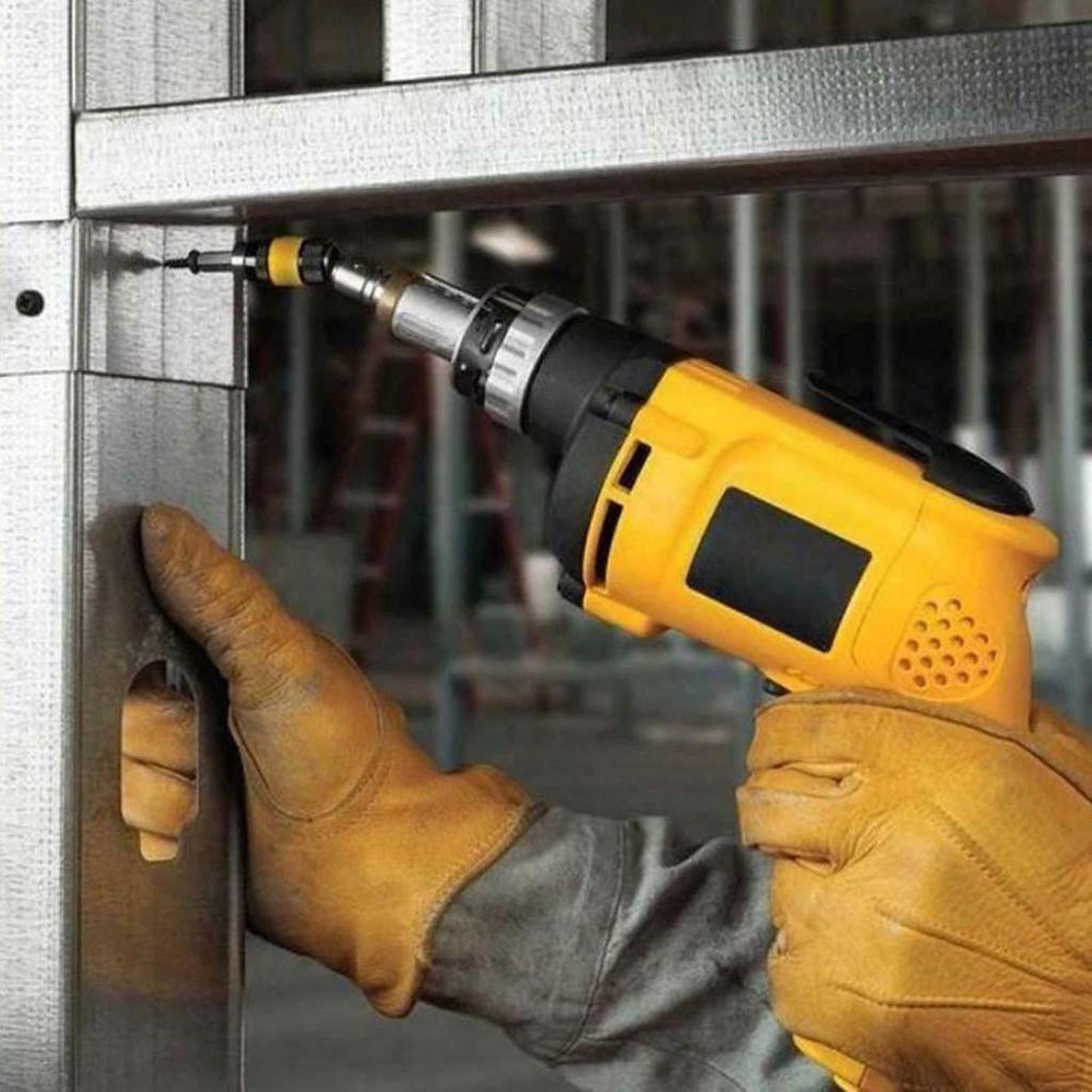 Magnetic Pivoting Bit Tip Swivel Screw Bit Steel Accessory Drill Holders Black Red