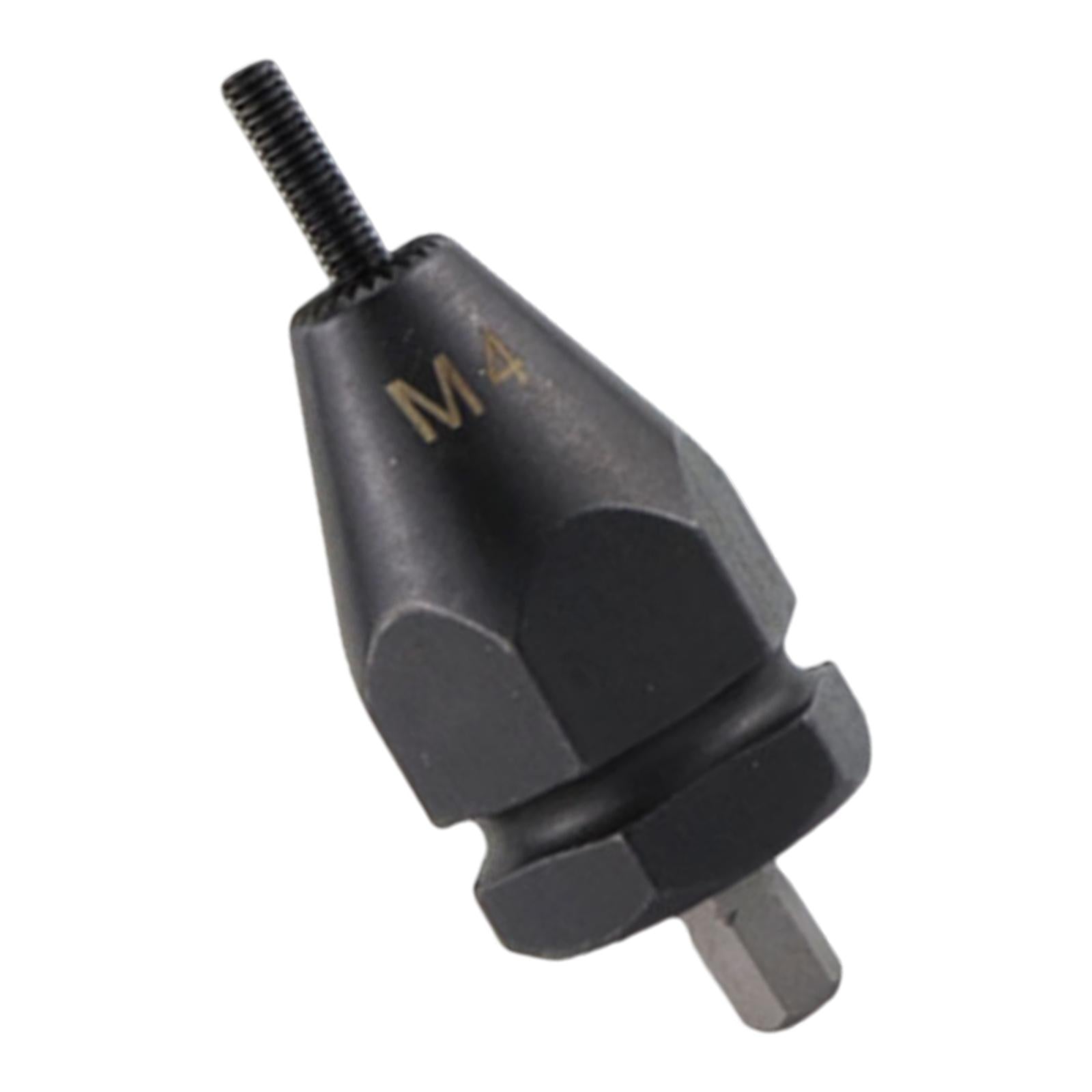 Electric Rivet Gun Adapter Converter M 3 to M 12 Nut Tool Kit M4