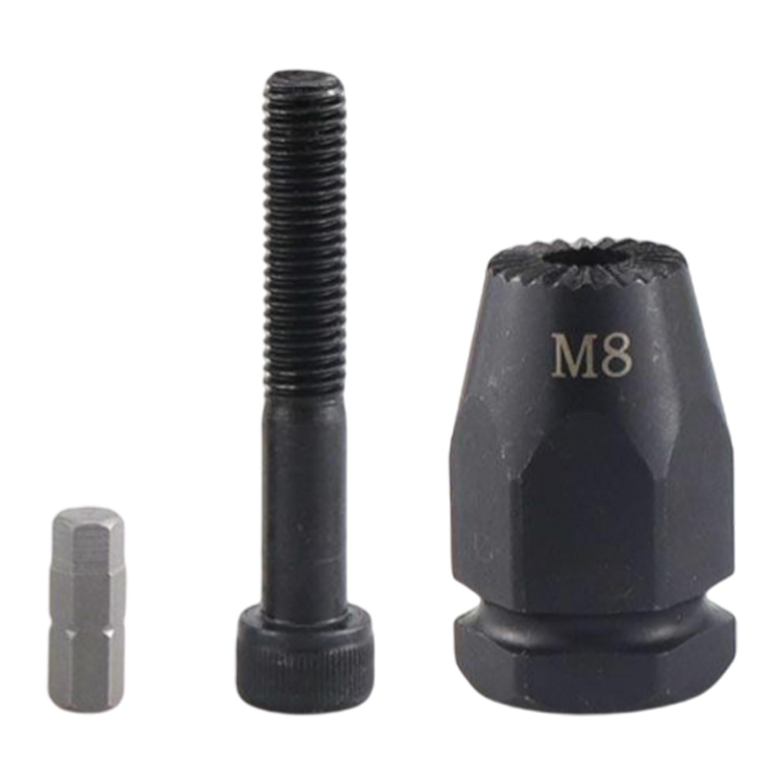 Electric Rivet Gun Adapter Converter M 3 to M 12 Nut Tool Kit M8