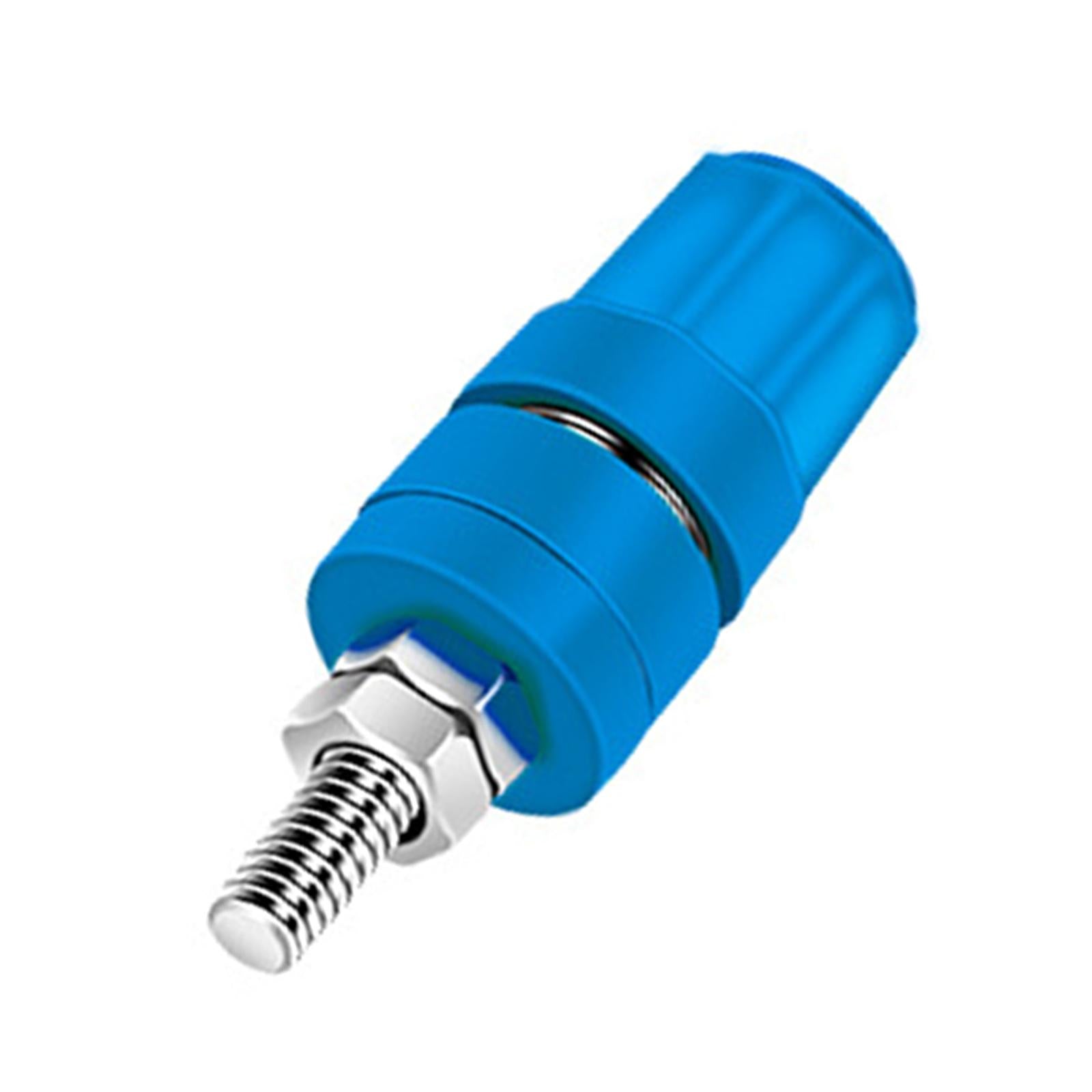 M4x36 Pure Copper Terminal Banana Socket 60V 24A for Home Audio Accessories Blue