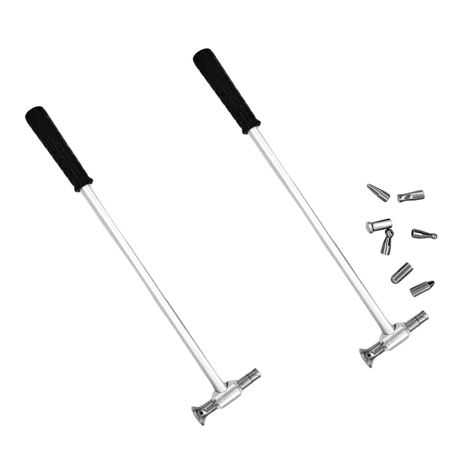 Percussion Car Body Dent Repair Tool 7Pcs Heavy Duty for Car Metal Plate Hammer