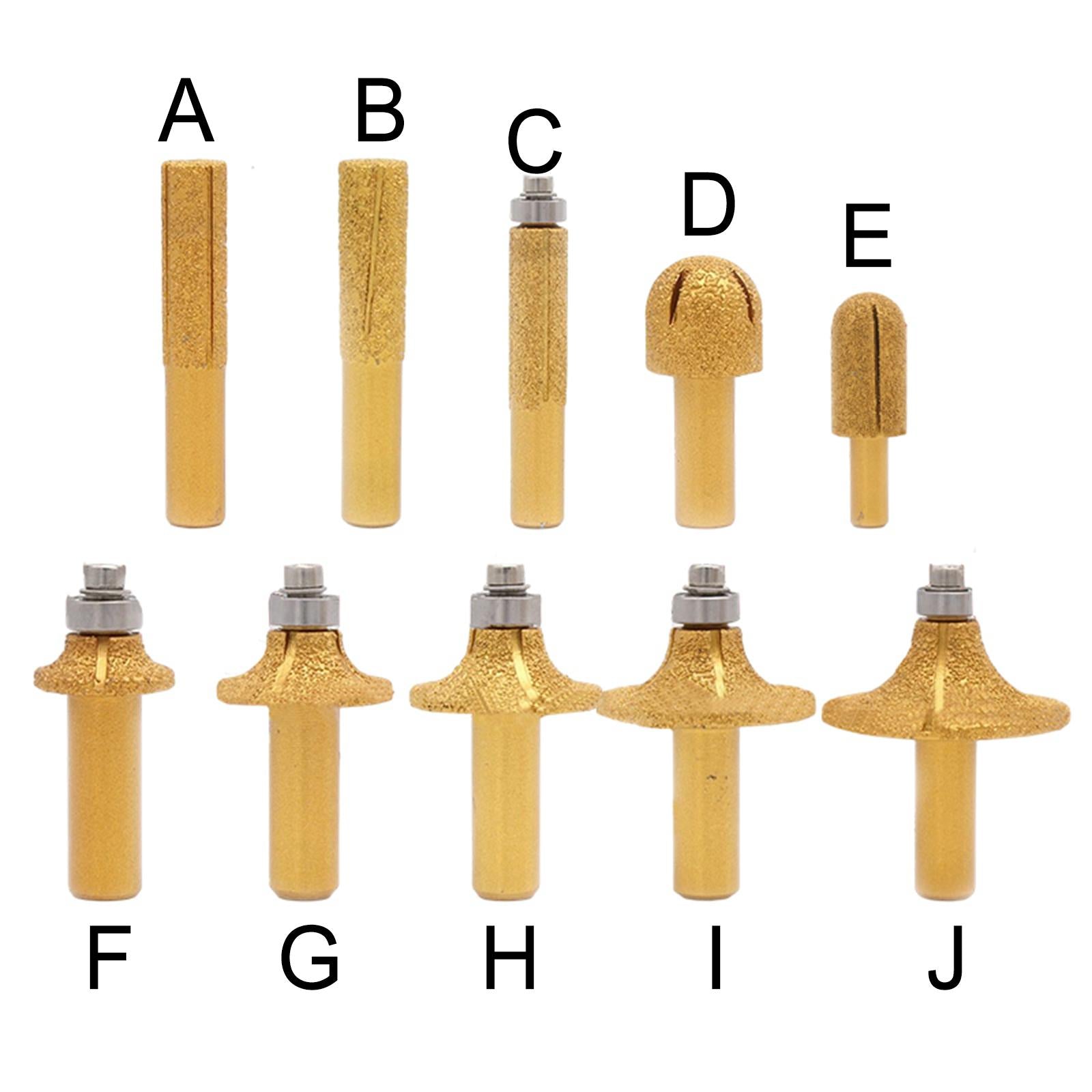 1Piece Diamond Trimming Milling Cutter Drilling Durable for Woodworking A