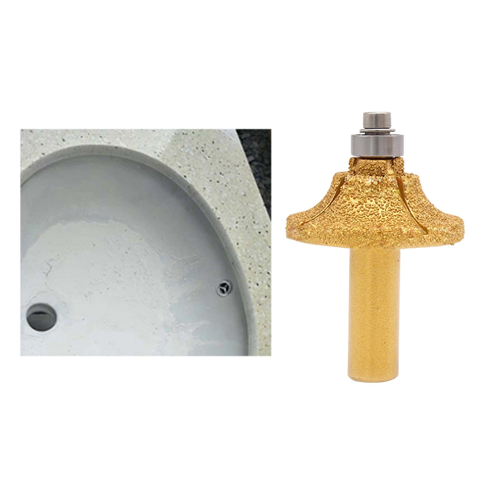 Diamond Rounding Cutter Router Bits Stone Trimming Milling Cutter 20