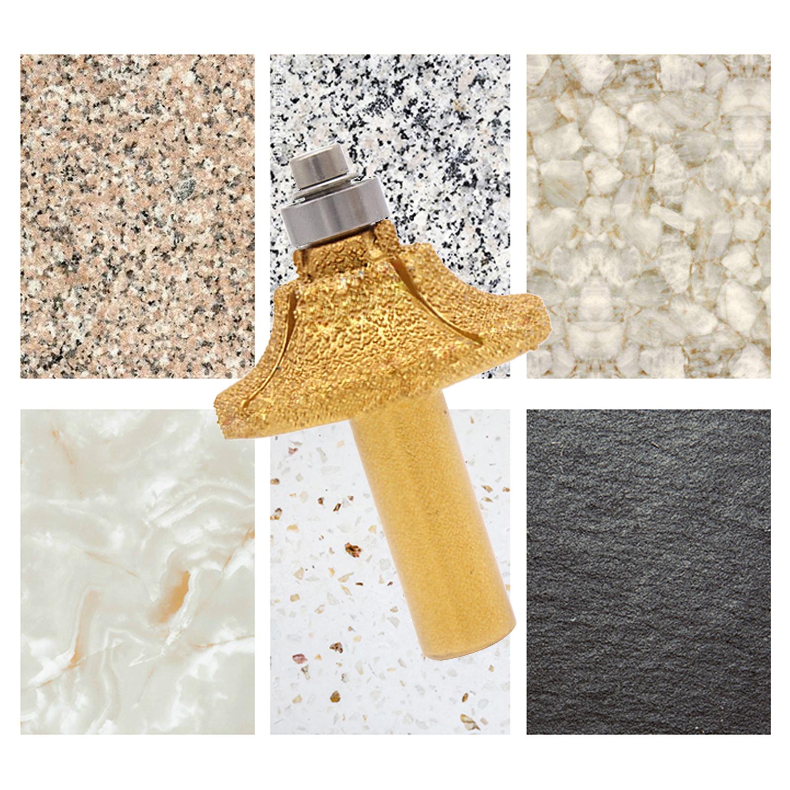 Diamond Rounding Cutter Router Bits Stone Trimming Milling Cutter 20