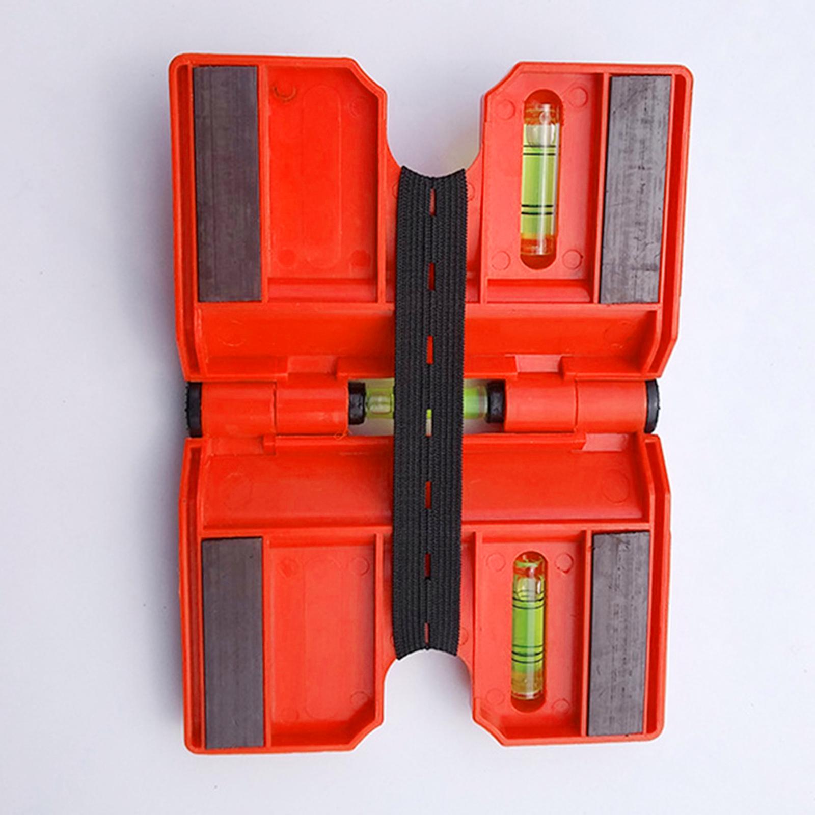 Magnetic Post Level Red Adjustable Folding Vertical Acrylic for Fence Corner