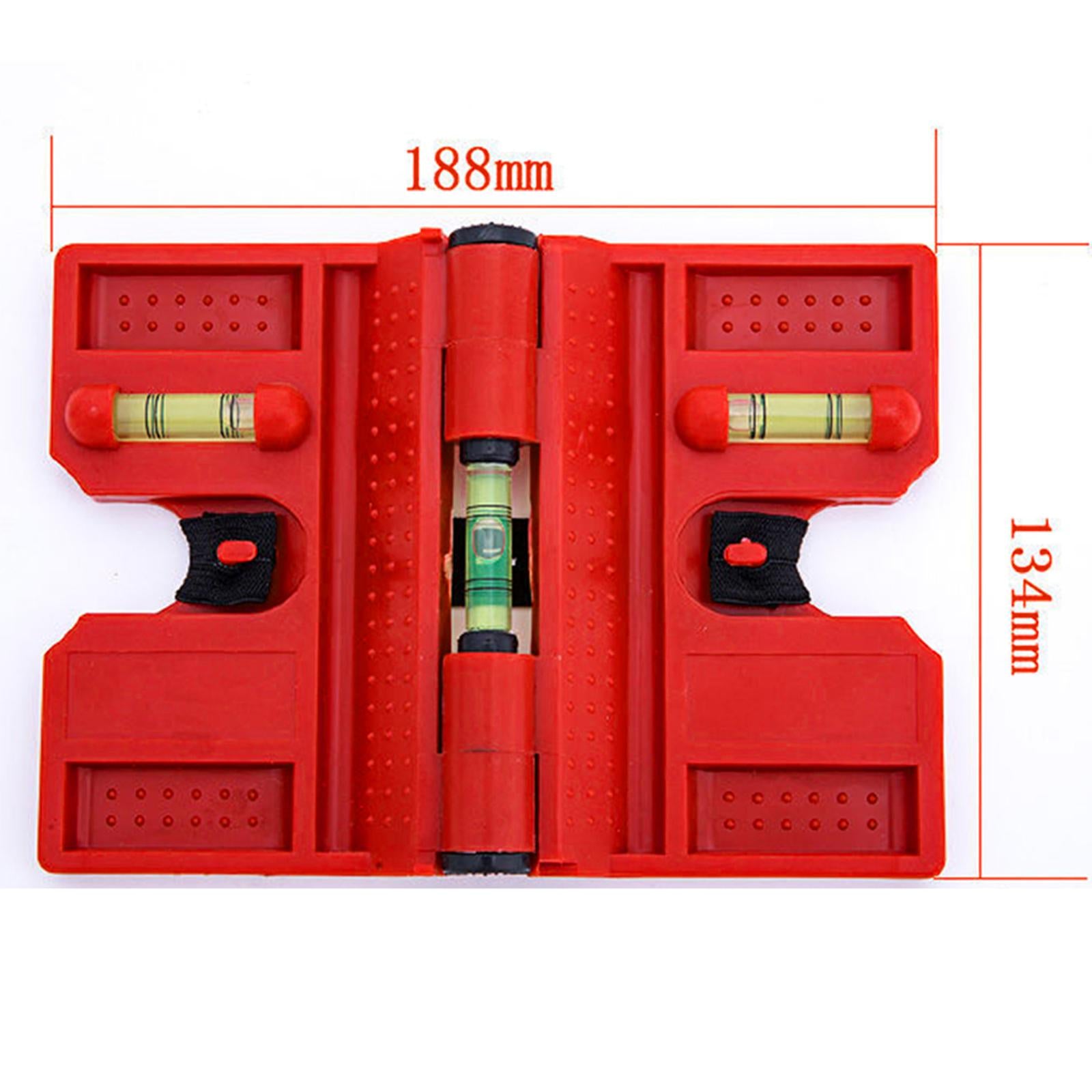 Magnetic Post Level Red Adjustable Folding Vertical Acrylic for Fence Corner