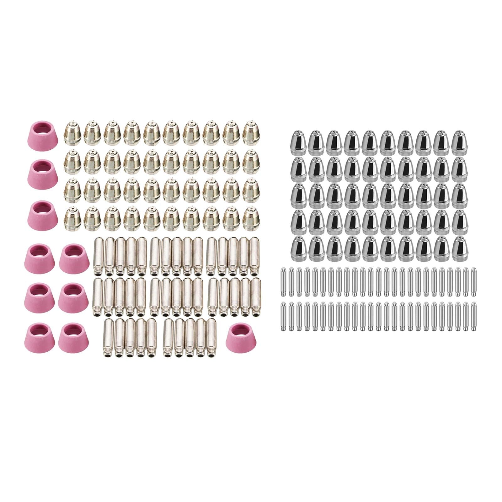 Plasma Electrode Nozzle Tip Copper for Ag60 Wsd60 Cutter Torch Replacement 90PCS