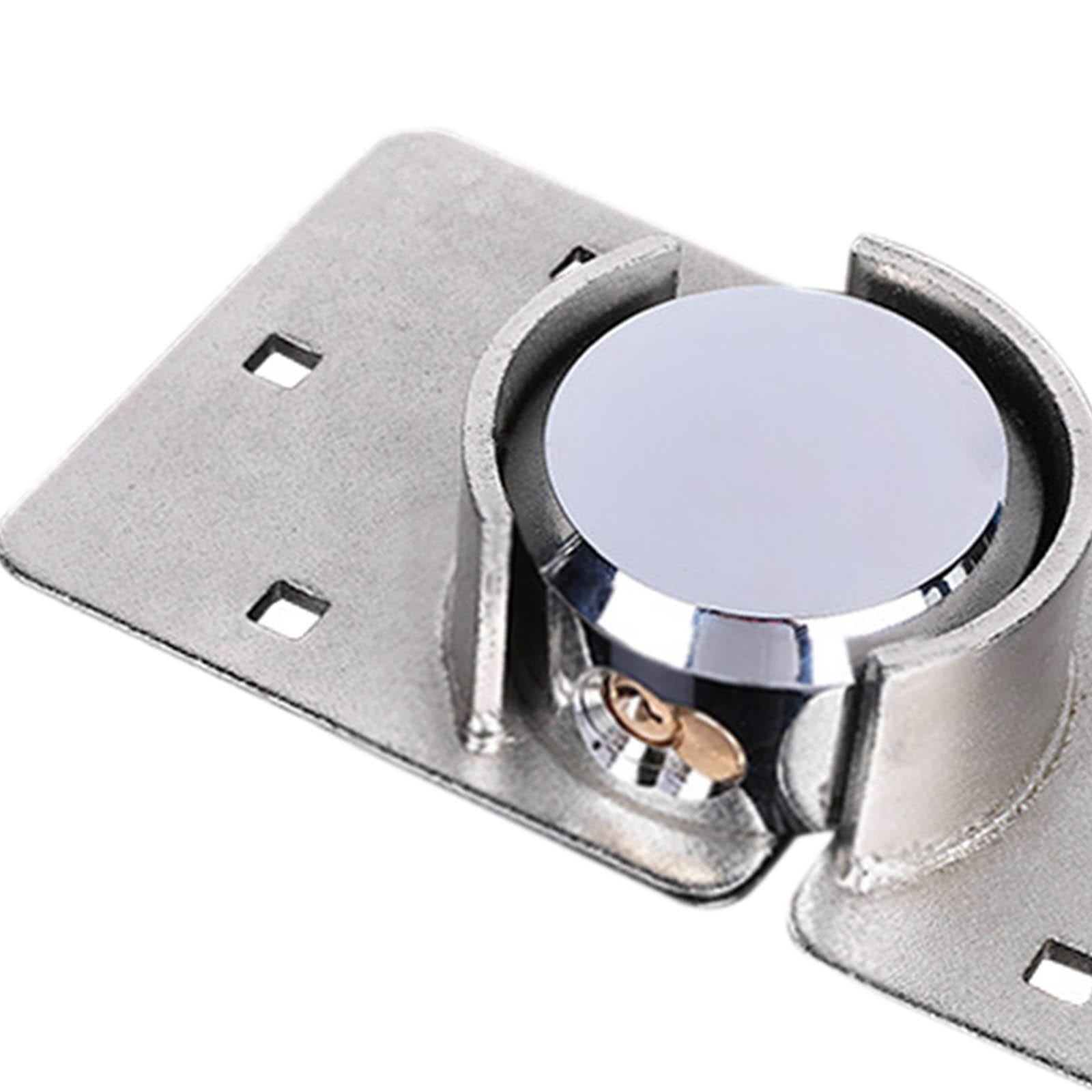 Hidden Shackle Padlock Chrome Plated for Trucks Warehouse Commercial Vehicle
