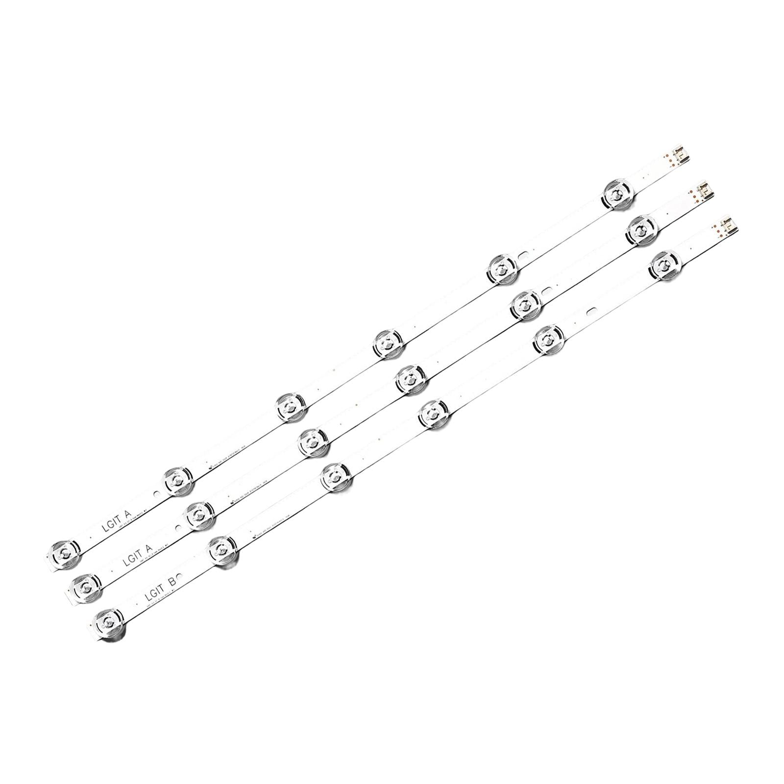 3x LED Strip Lights TV Accessories Television Replacement Parts for LG32