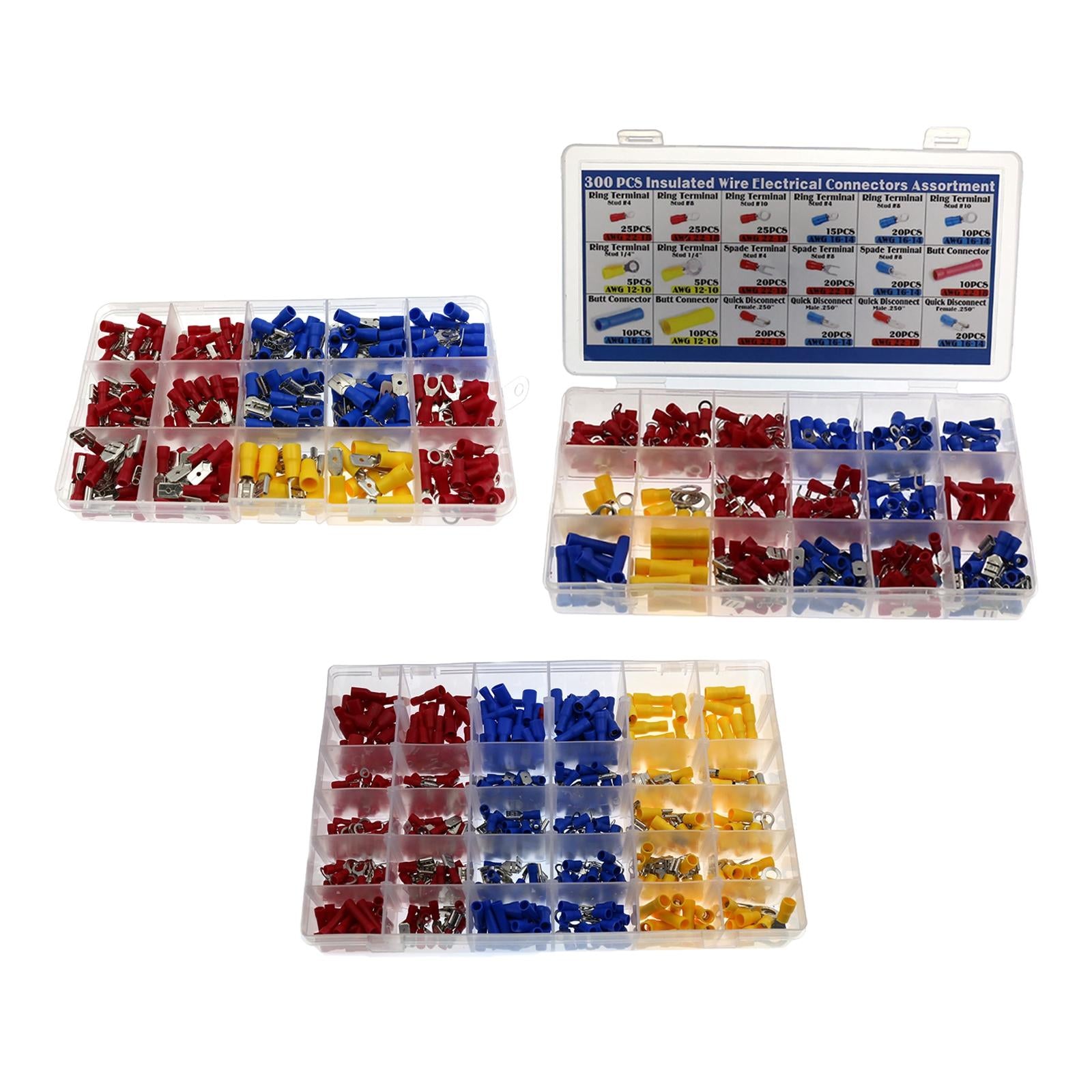 Insulated Wire Connectors Electrical Terminals for Industrial Electrical  280PCS