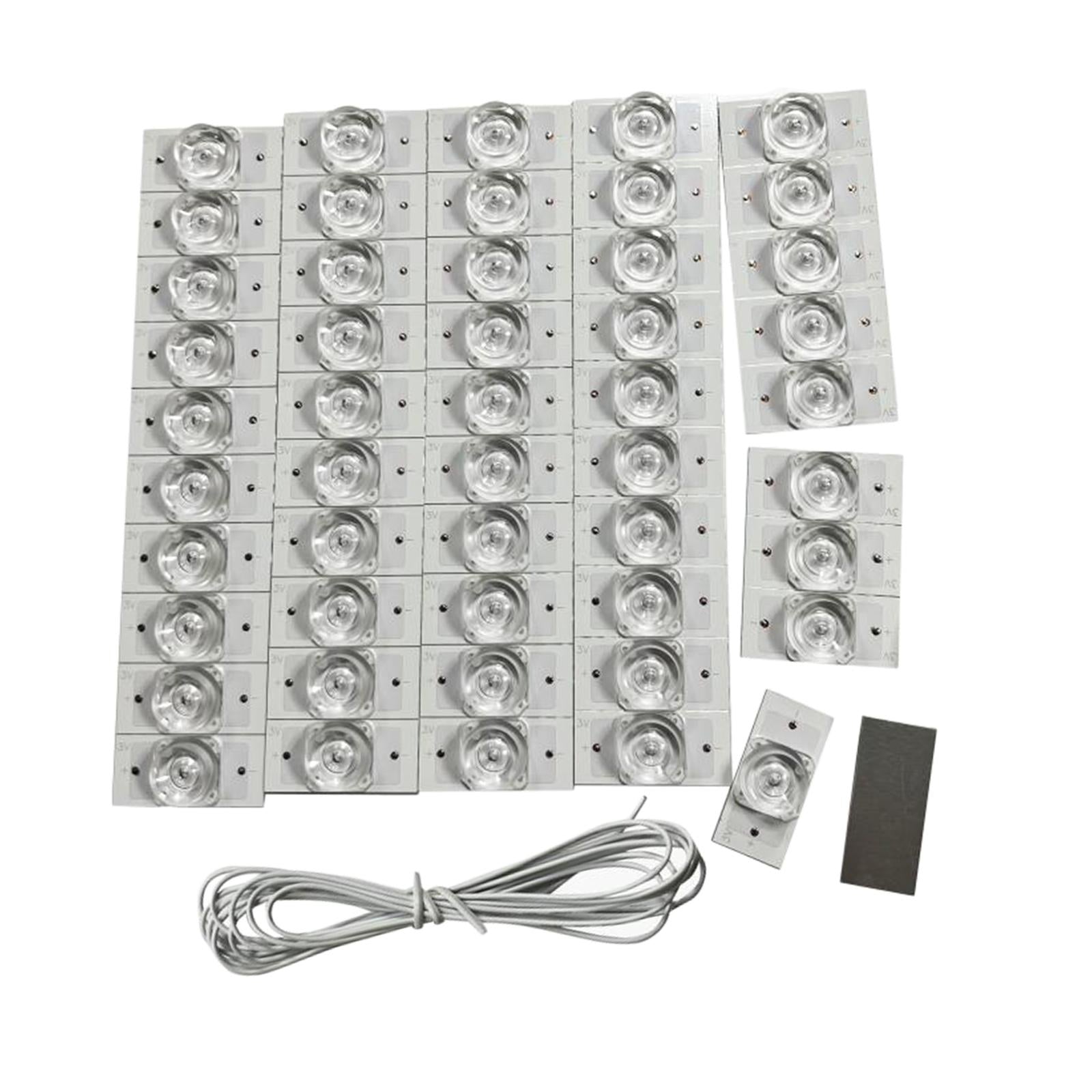 SMD Lamp Beads LED Backlight Strip Parts Emitting for Video Indoor Lighting 50pcs with Line