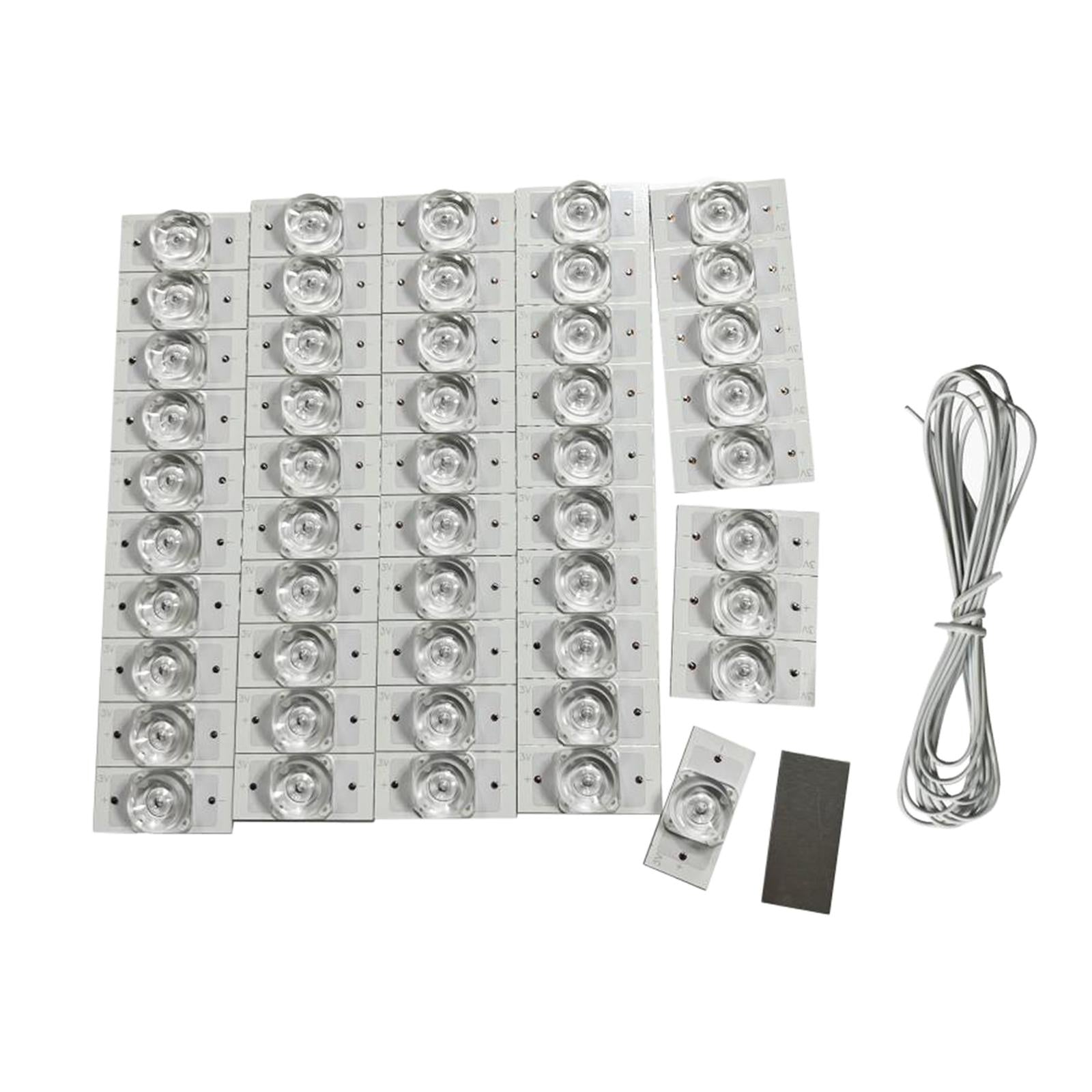 SMD Lamp Beads LED Backlight Strip Parts Emitting for Video Indoor Lighting 50pcs with Line