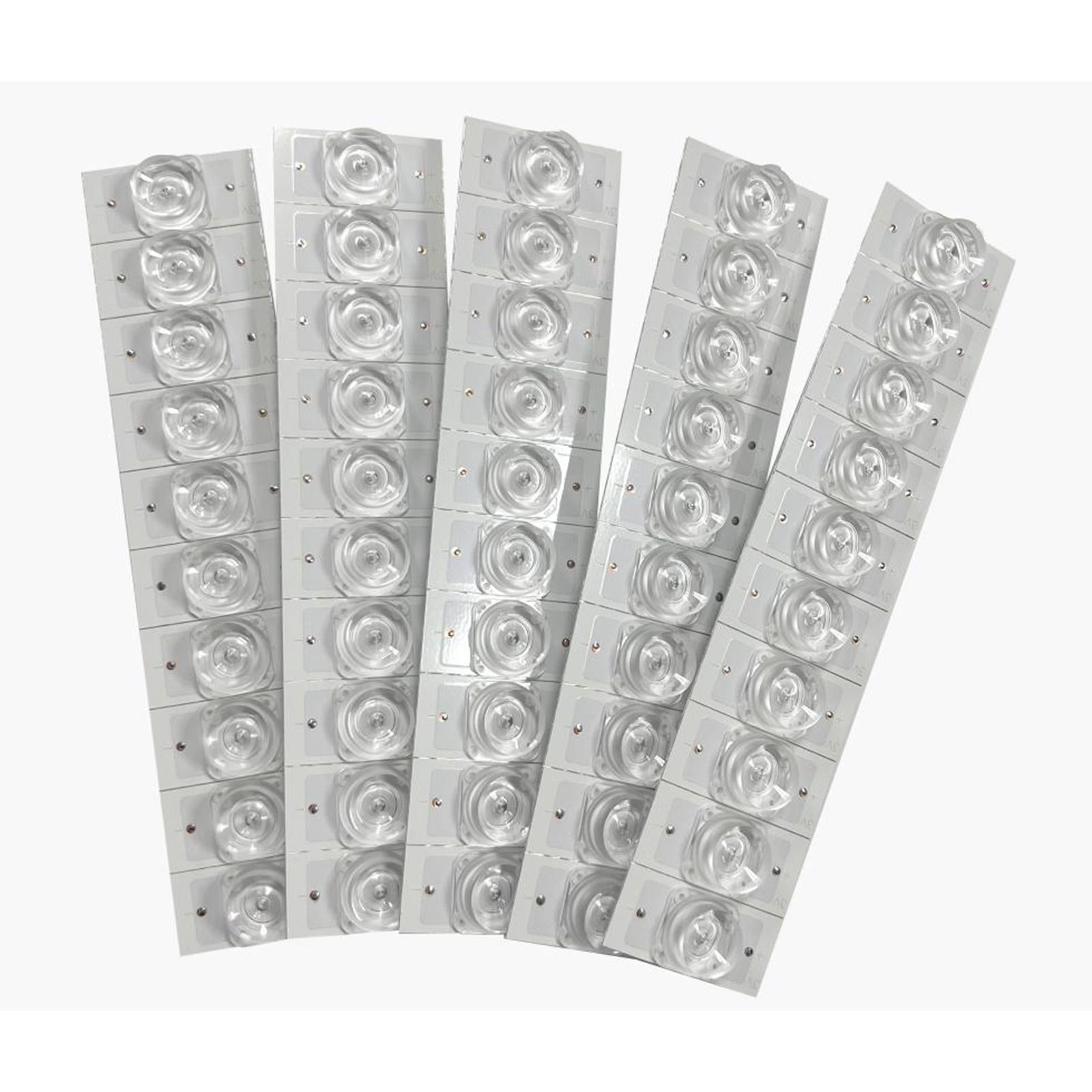 SMD Lamp Beads LED Backlight Strip Parts Emitting for Video Indoor Lighting 50pcs with Line