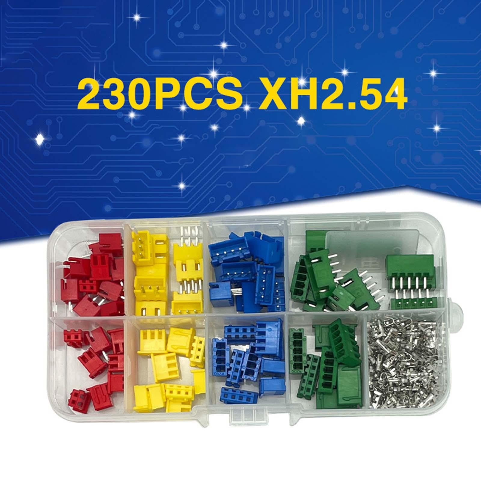 XH2.54 Wire Connectors Housing Terminal Assortment Kit  230PCS
