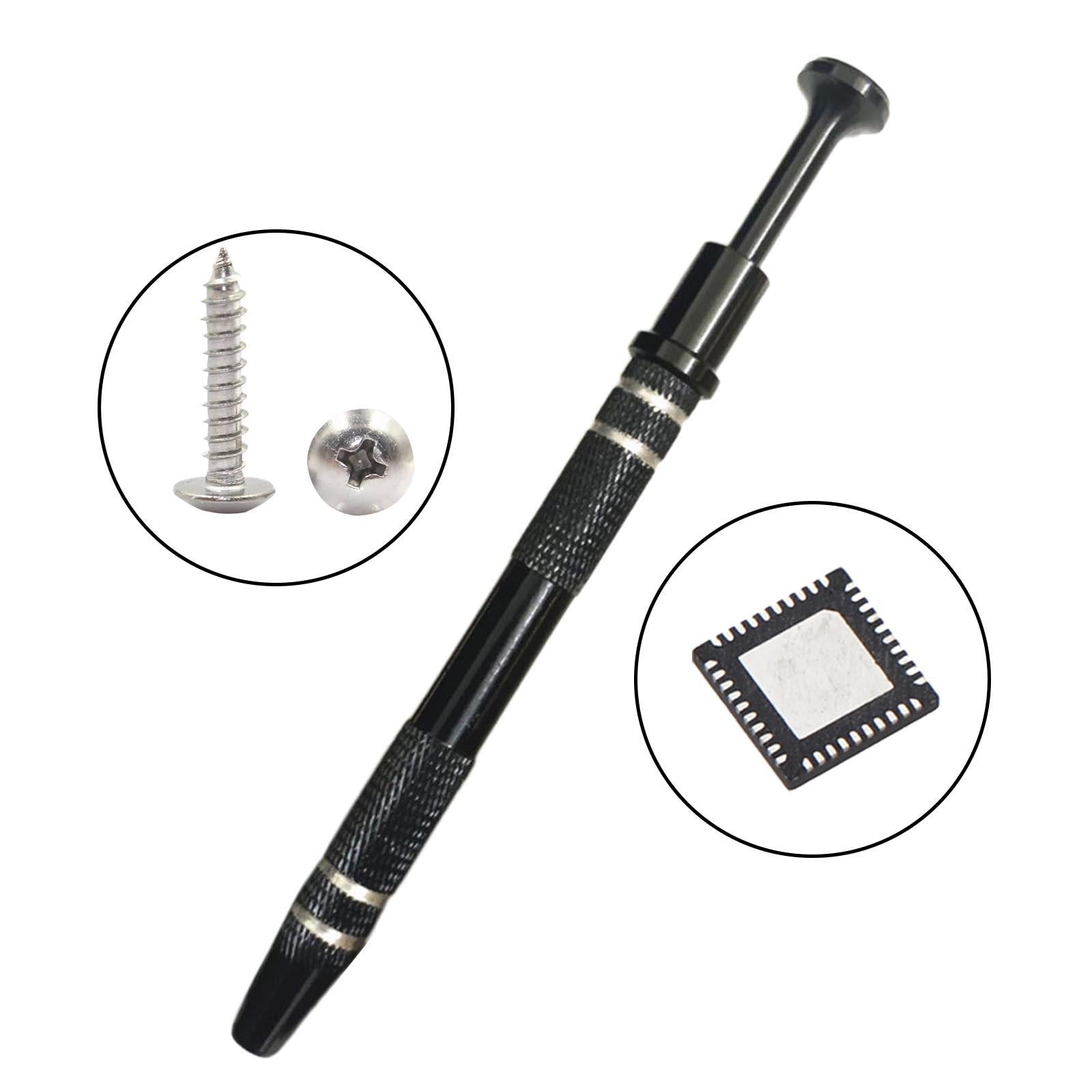 4 Claw Pick Up Tool Electronic Repair Tools for Small Parts Diamond Black