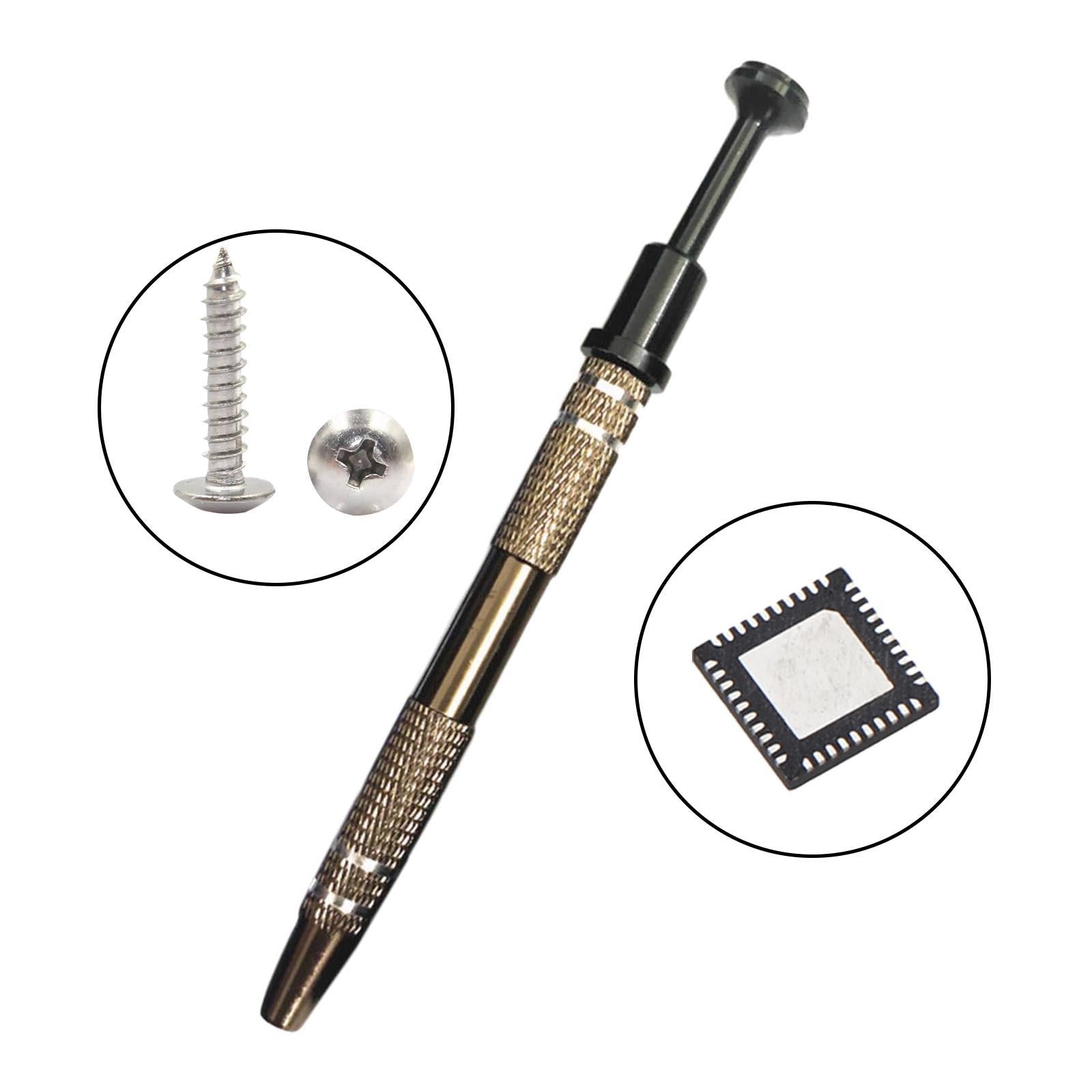 4 Claw Pick Up Tool Electronic Repair Tools for Small Parts Diamond Brown
