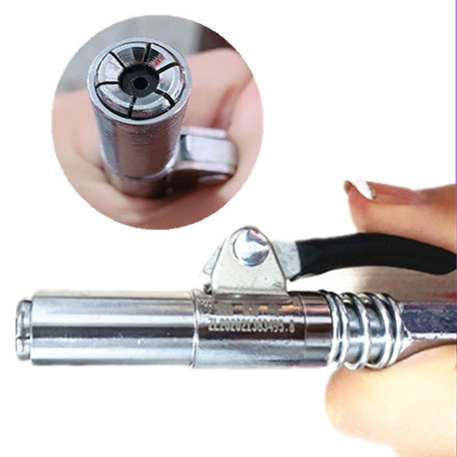 Locking Grease Coupler Adapter W/ Oil Pipe 1/8 On for Metric Zerk SAE with 80cm tube"