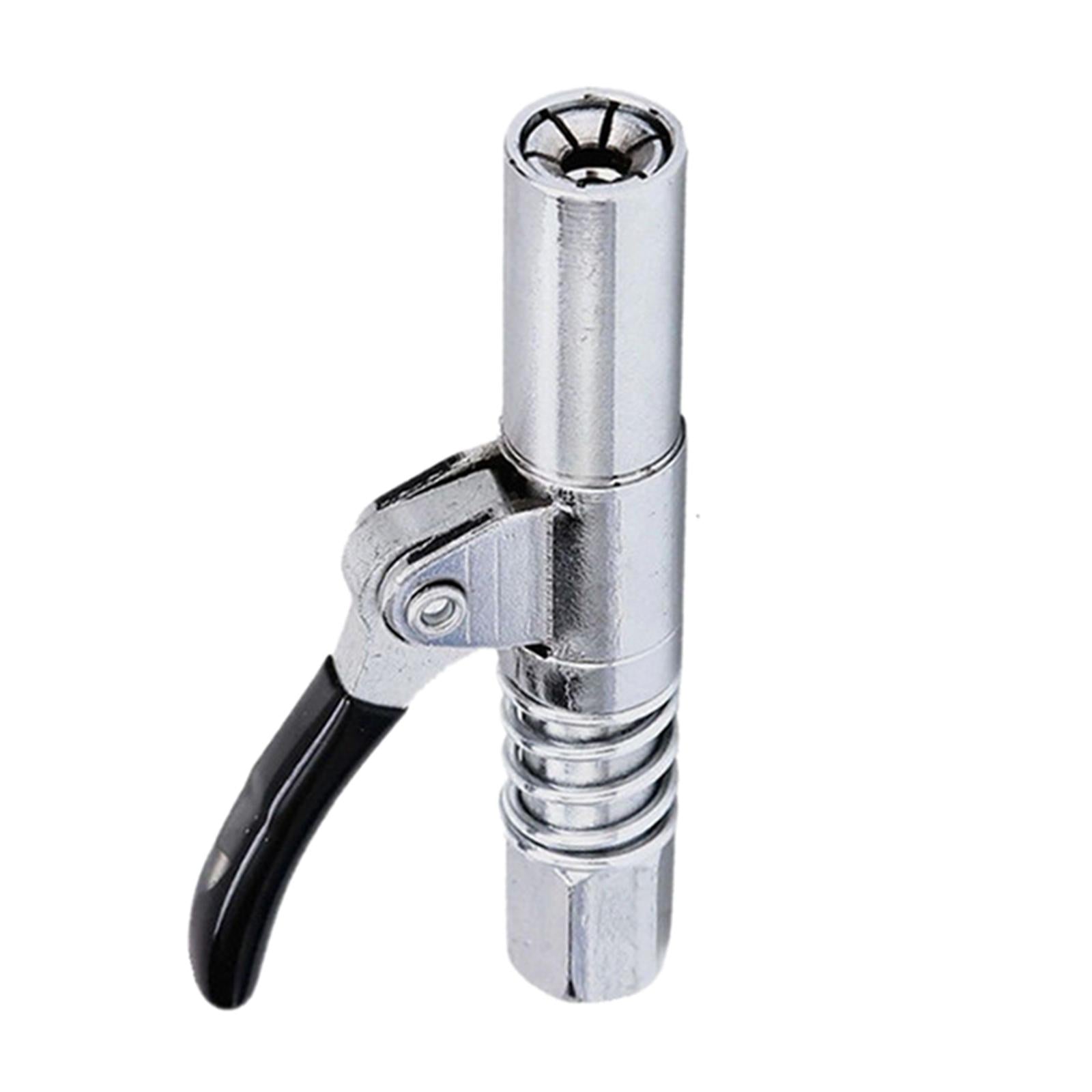 Locking Grease Coupler Adapter W/ Oil Pipe 1/8 On for Metric Zerk SAE with 1m tube"