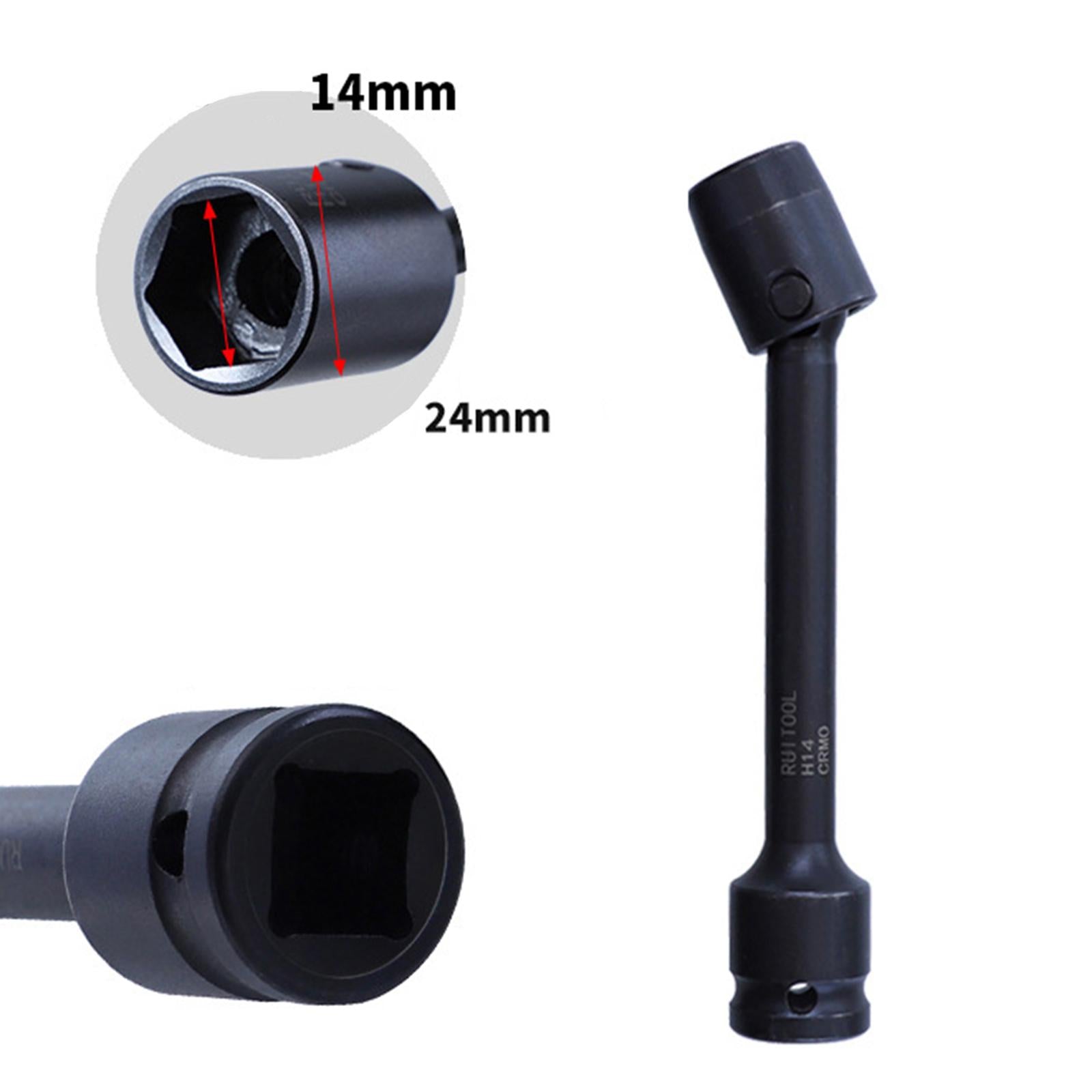 1PC Universal Sleeve Socket Wrench Large Torque Hand Tool for Auto Repair H14 150mm