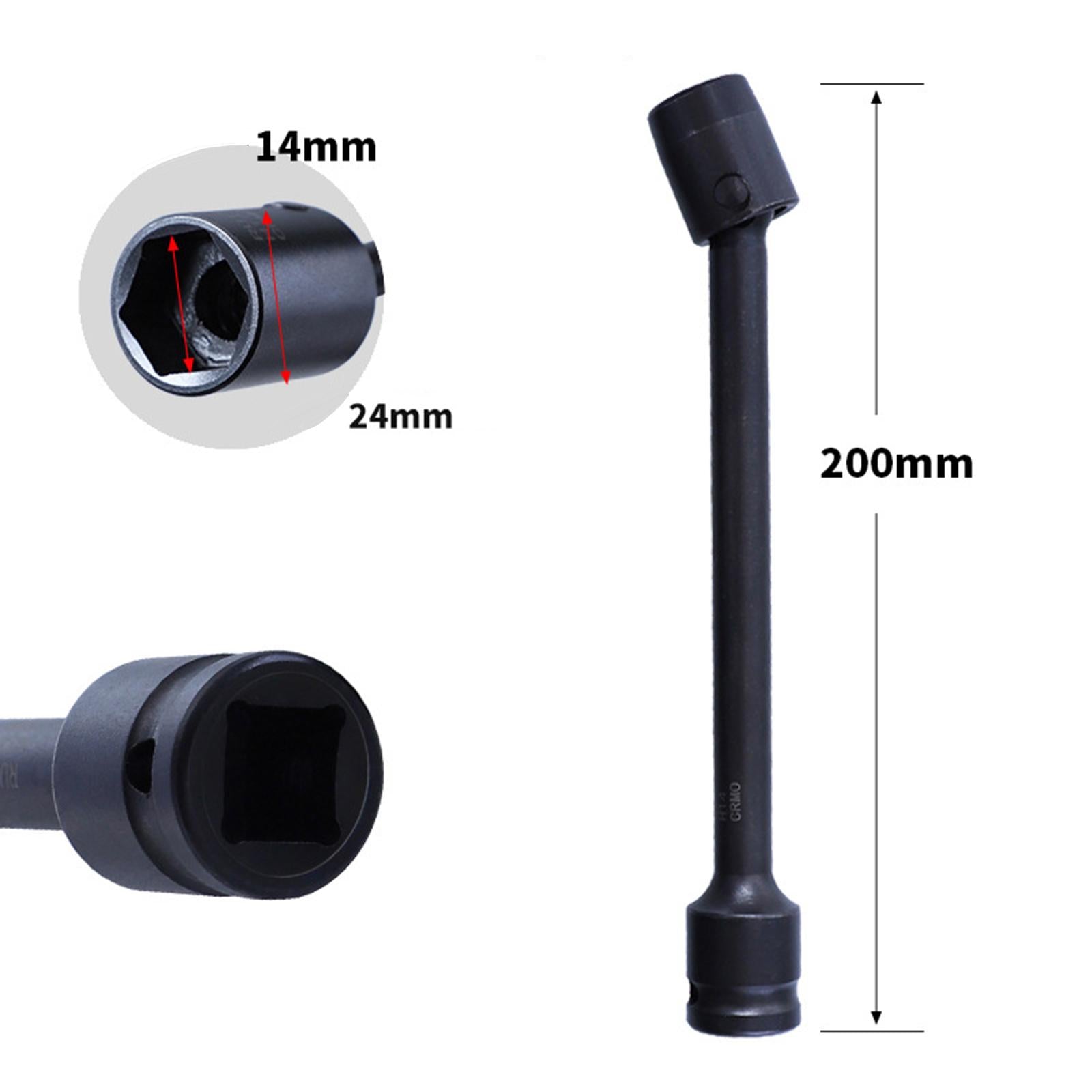 1PC Universal Sleeve Socket Wrench Large Torque Hand Tool for Auto Repair H14 200mm